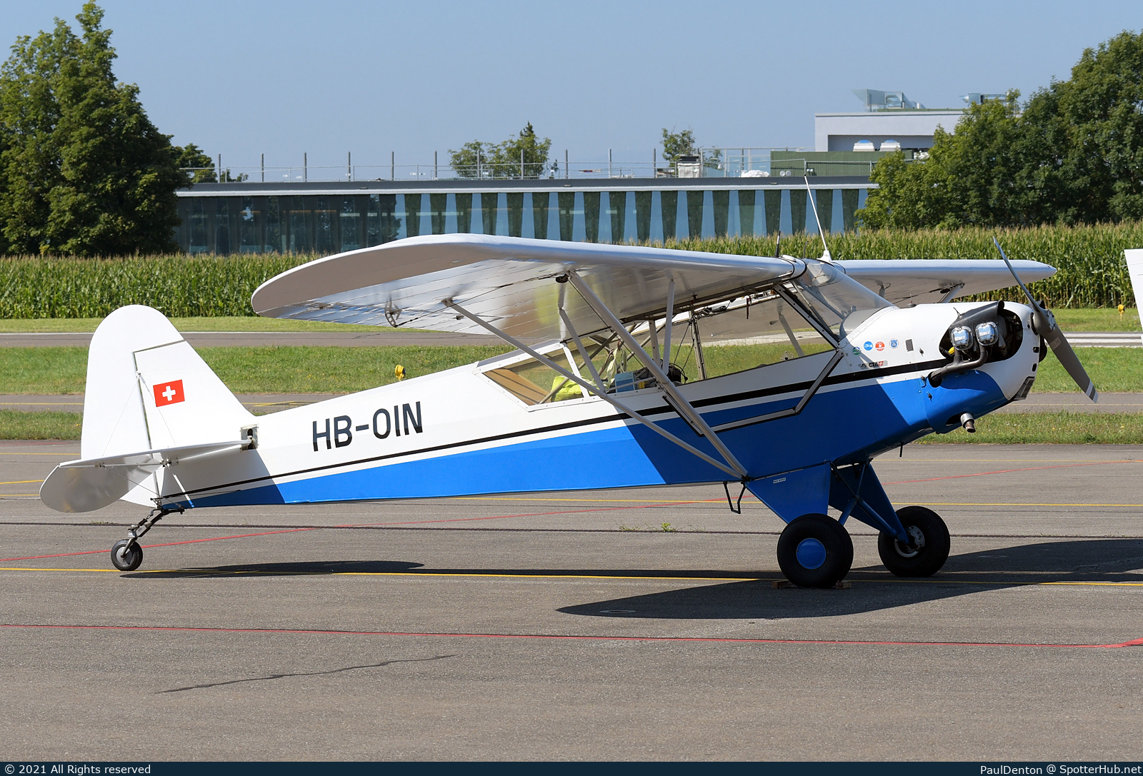 Photo of HB-OIN - Piper L-4H Grasshopper operated by Private