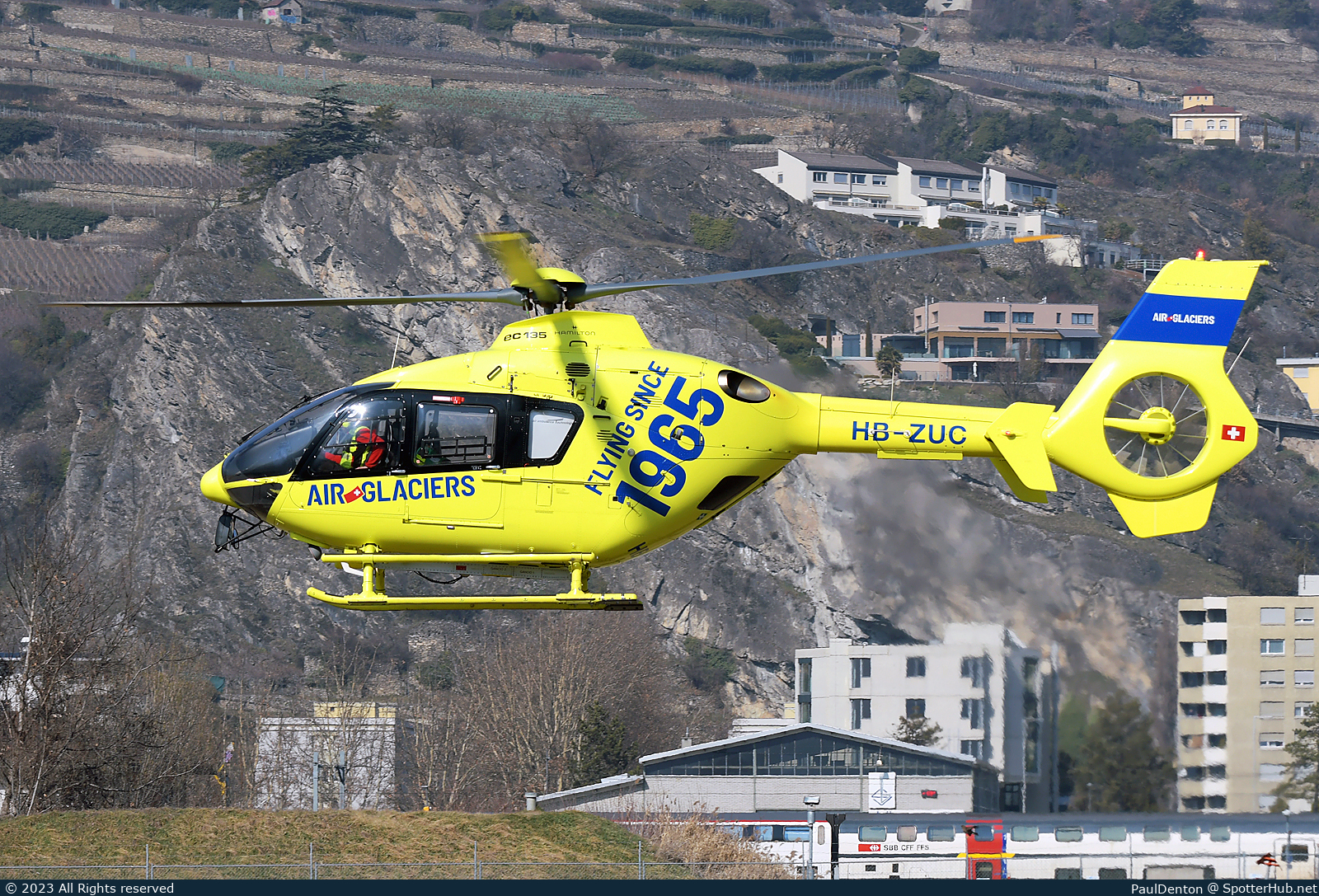 Photo of HB-ZUC - Eurocopter EC135 T2+ operated by Air Glaciers