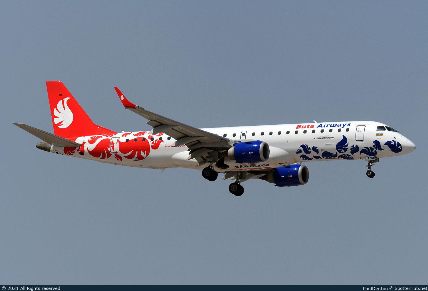 Photo of 4K-AZ65 - Embraer ERJ-190AR operated by Buta Airways