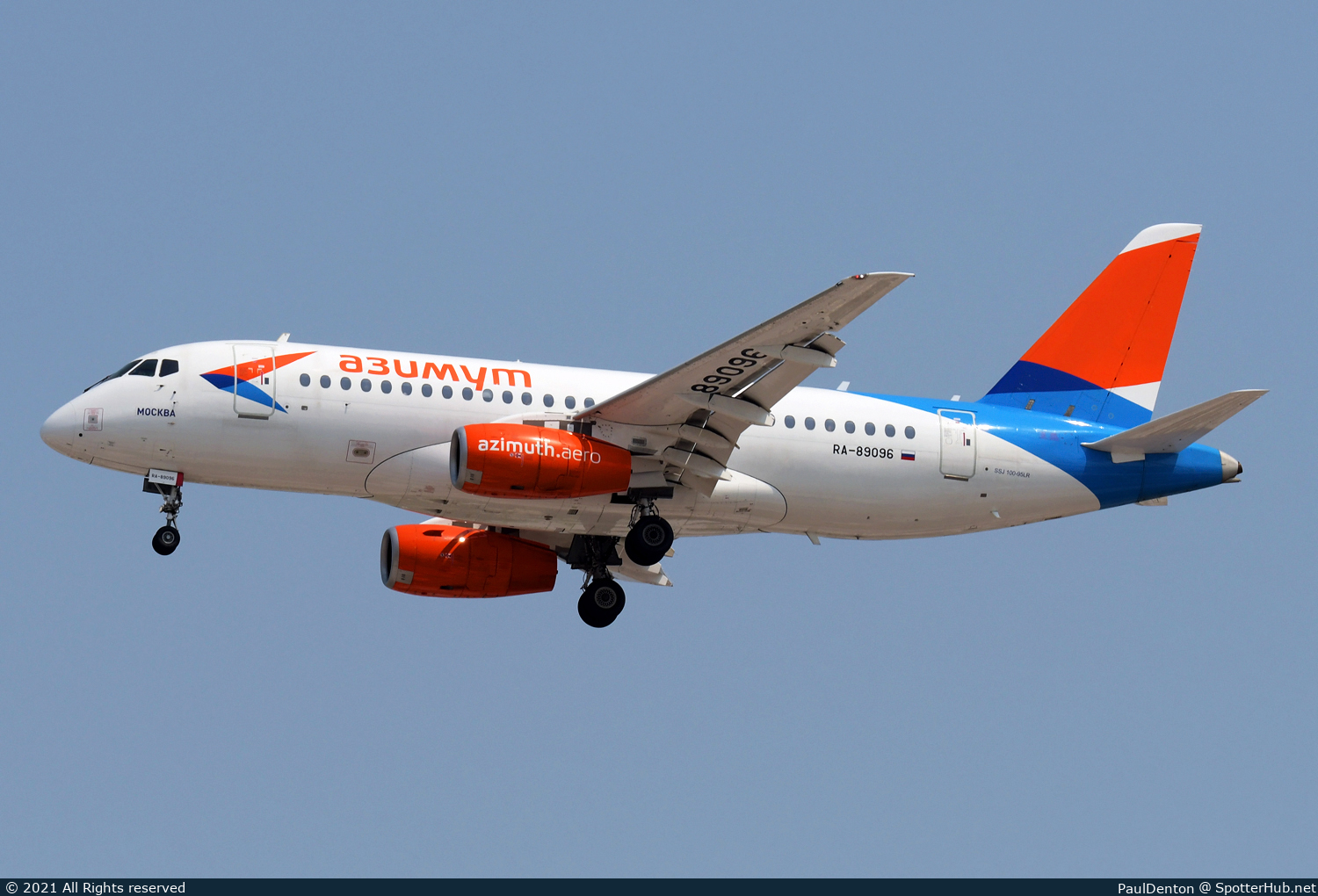 Photo of RA-89096 - Sukhoi Superjet 100-95LR operated by azimuth