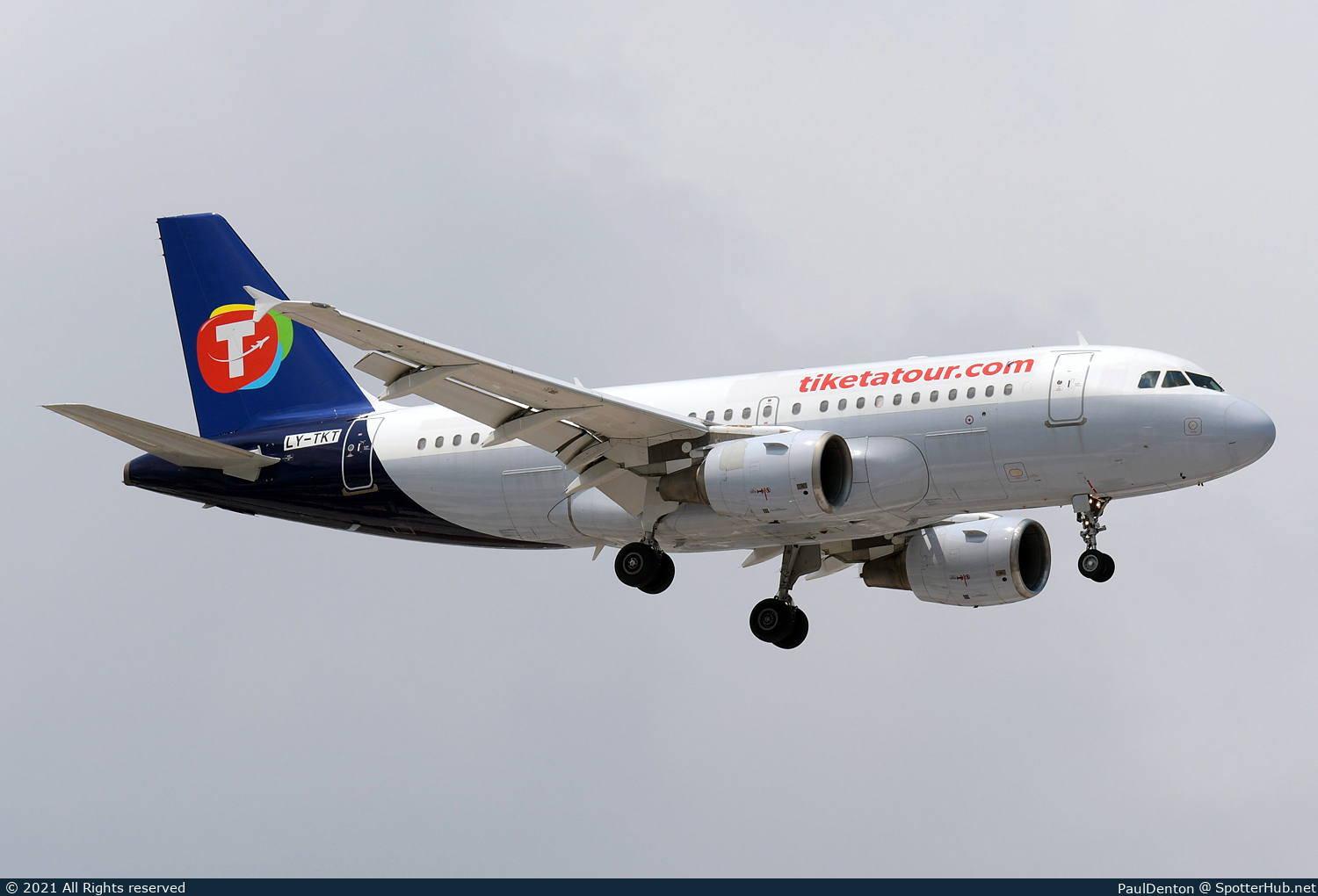 Photo of LY-TKT - Airbus A319-112 operated by Tiketa Tour (opb Avion Express)