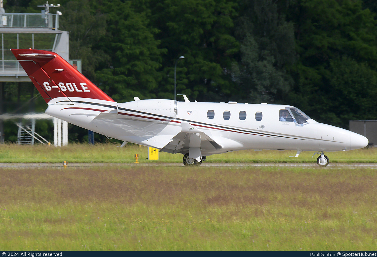 Photo of G-SOLE - Cessna 525 Citation M2 operated by Catreus