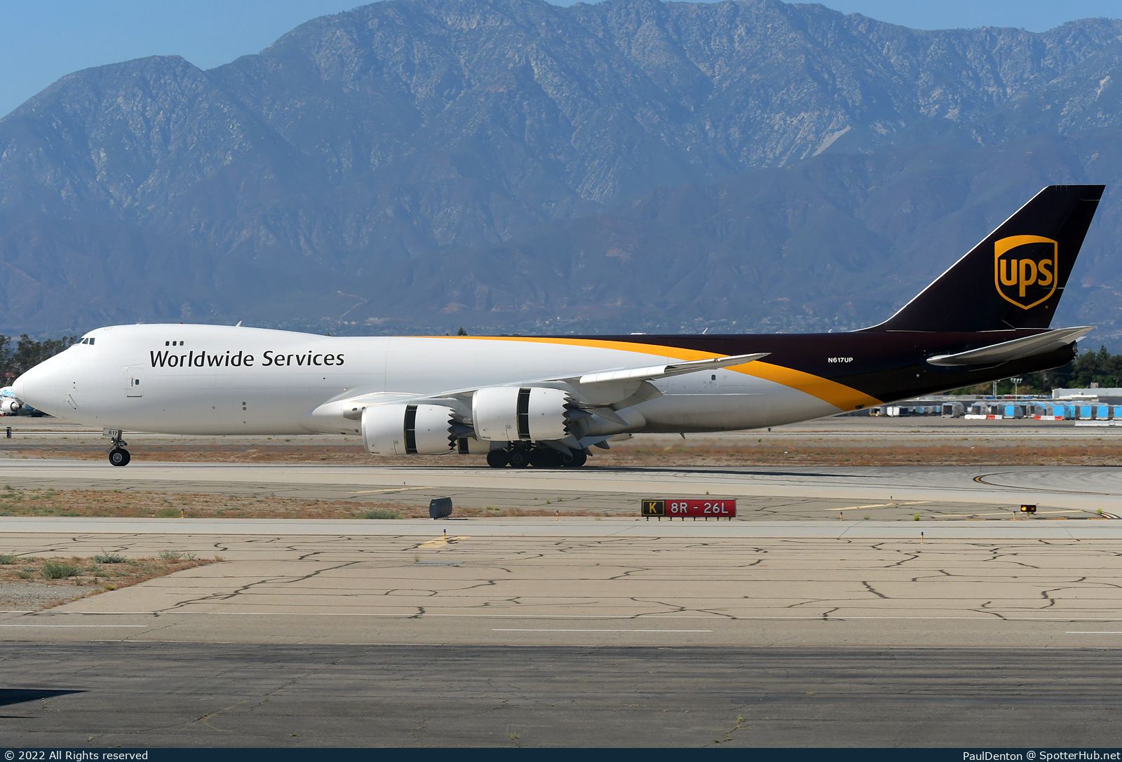Photo of N617UP - Boeing 747-84AF operated by UPS United Parcel Service