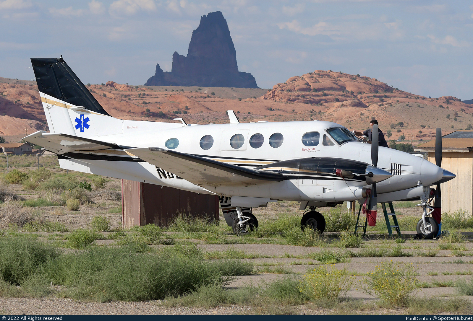 Photo of N828FC - Beechcraft C90B King Air