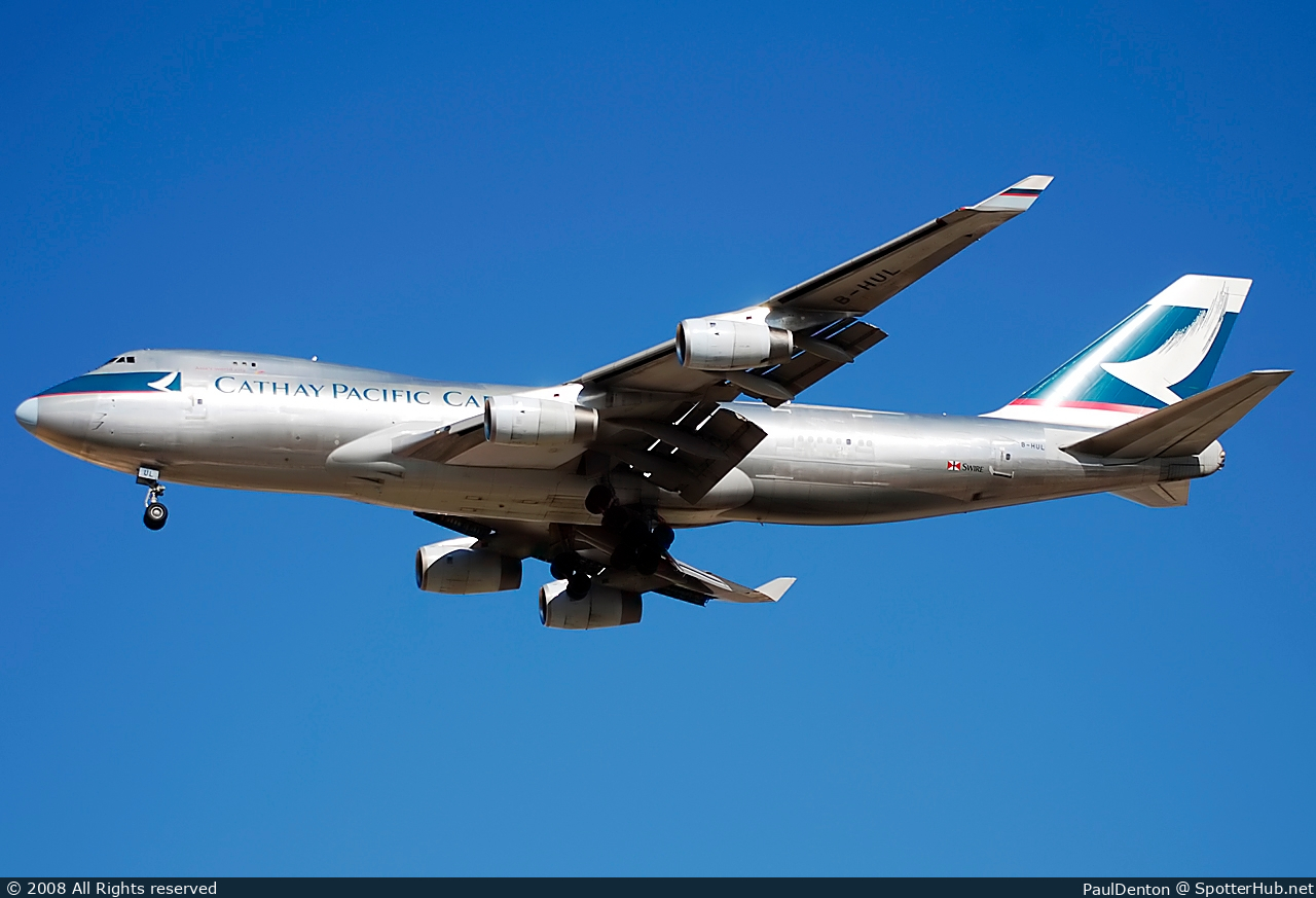 Photo of B-HUL - Boeing 747-467F operated by Cathay Pacific Cargo