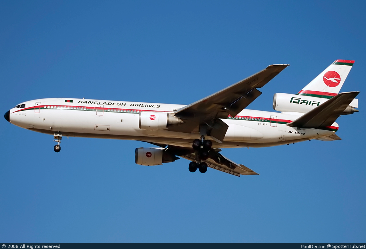 Photo of S2-ACP - McDonnell Douglas DC-10-30 operated by Biman Bangladesh Airlines
