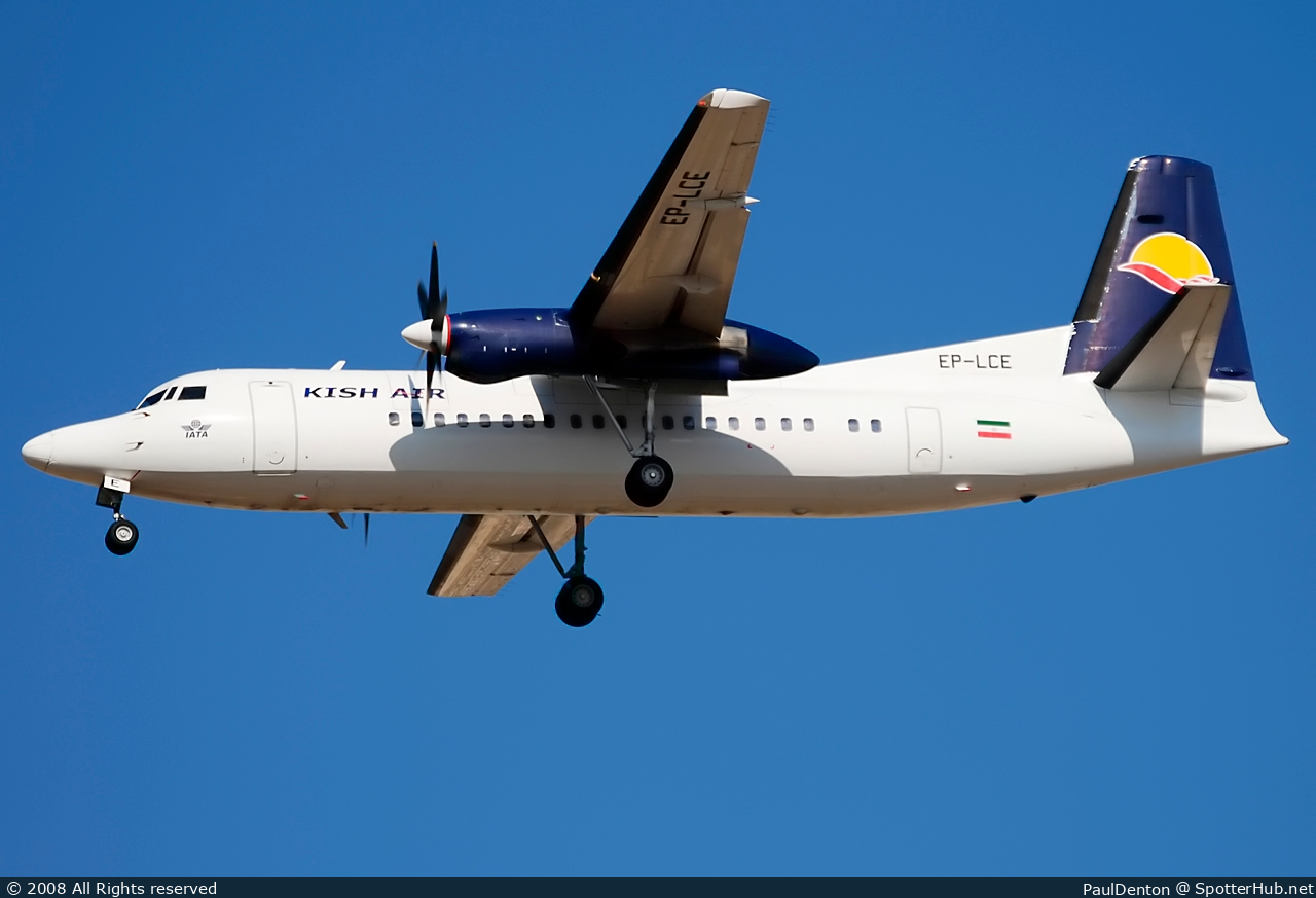 Photo of EP-LCE - Fokker 50 operated by Kish Air