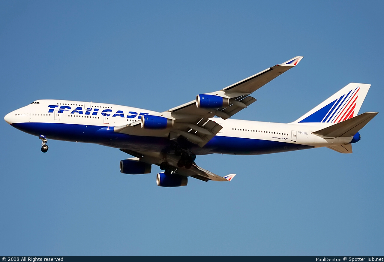 Photo of VP-BKL - Boeing 747-444 operated by Transaero