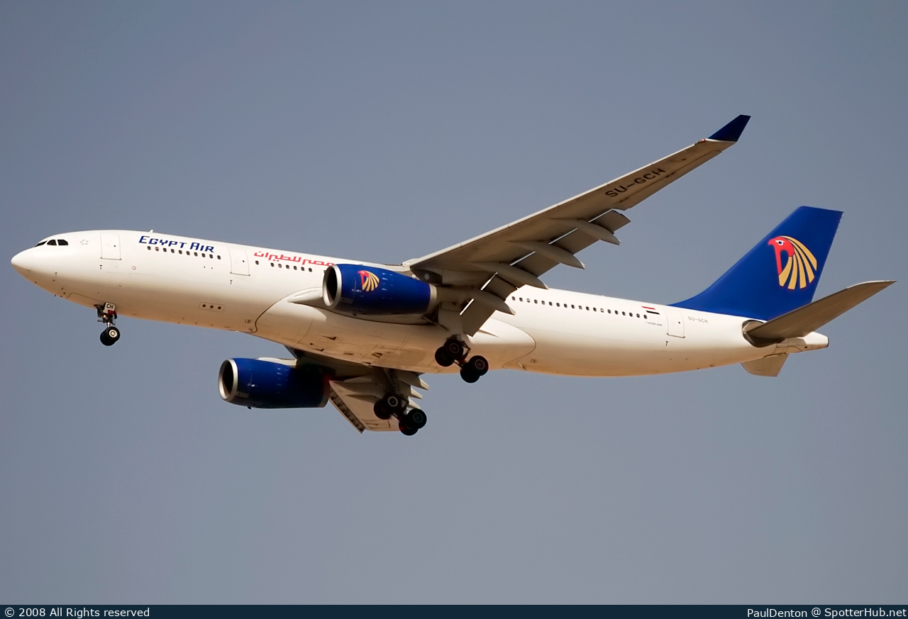 Photo of SU-GCH - Airbus A330-243 operated by Egyptair