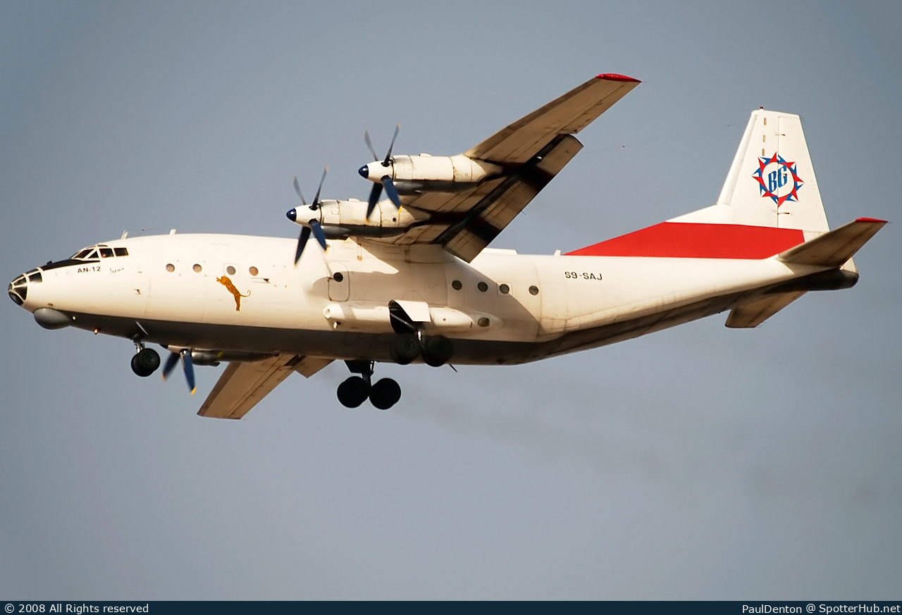 Photo of S9-SAJ - Antonov An-12B operated by British Gulf International Airlines