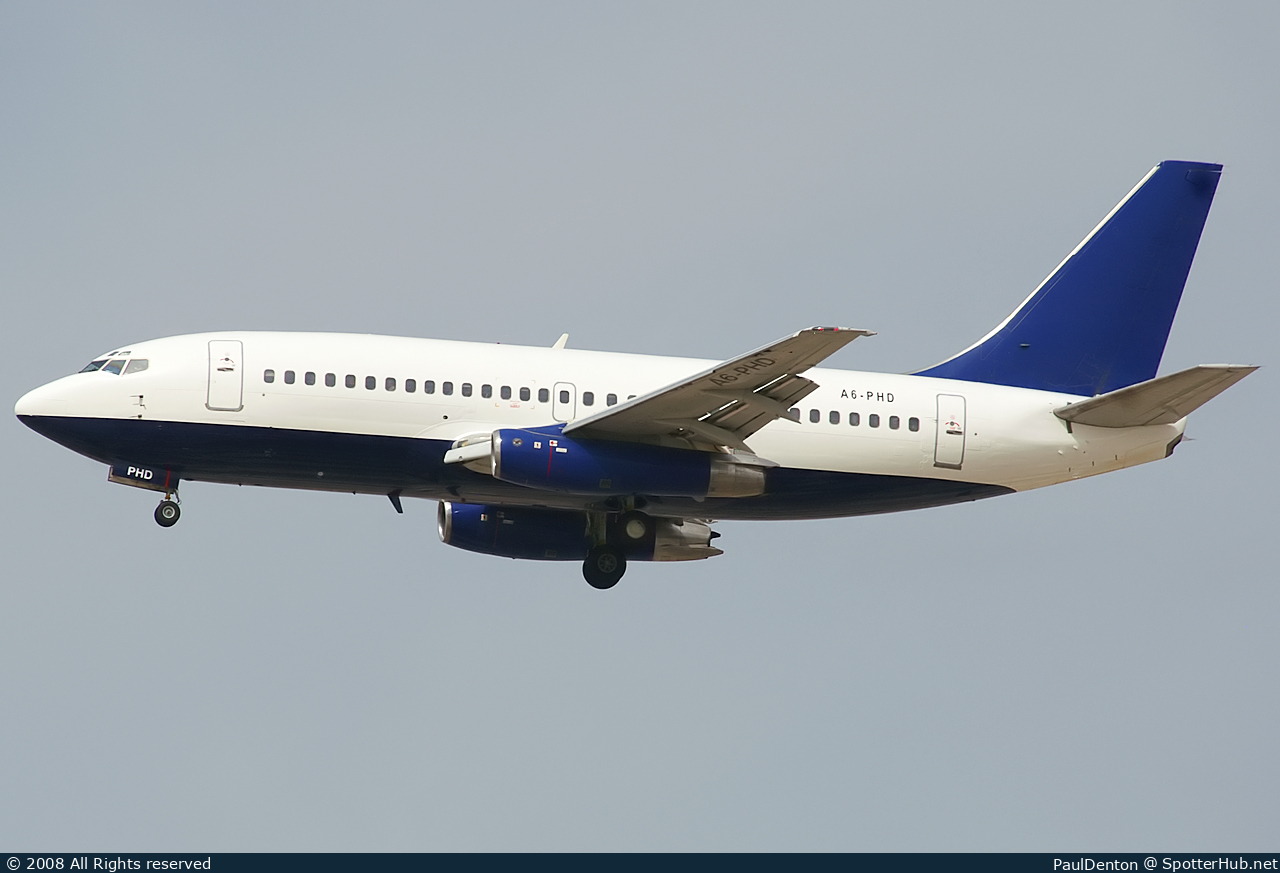 Photo of A6-PHD - Boeing 737-2T5(Adv) operated by AVE.com