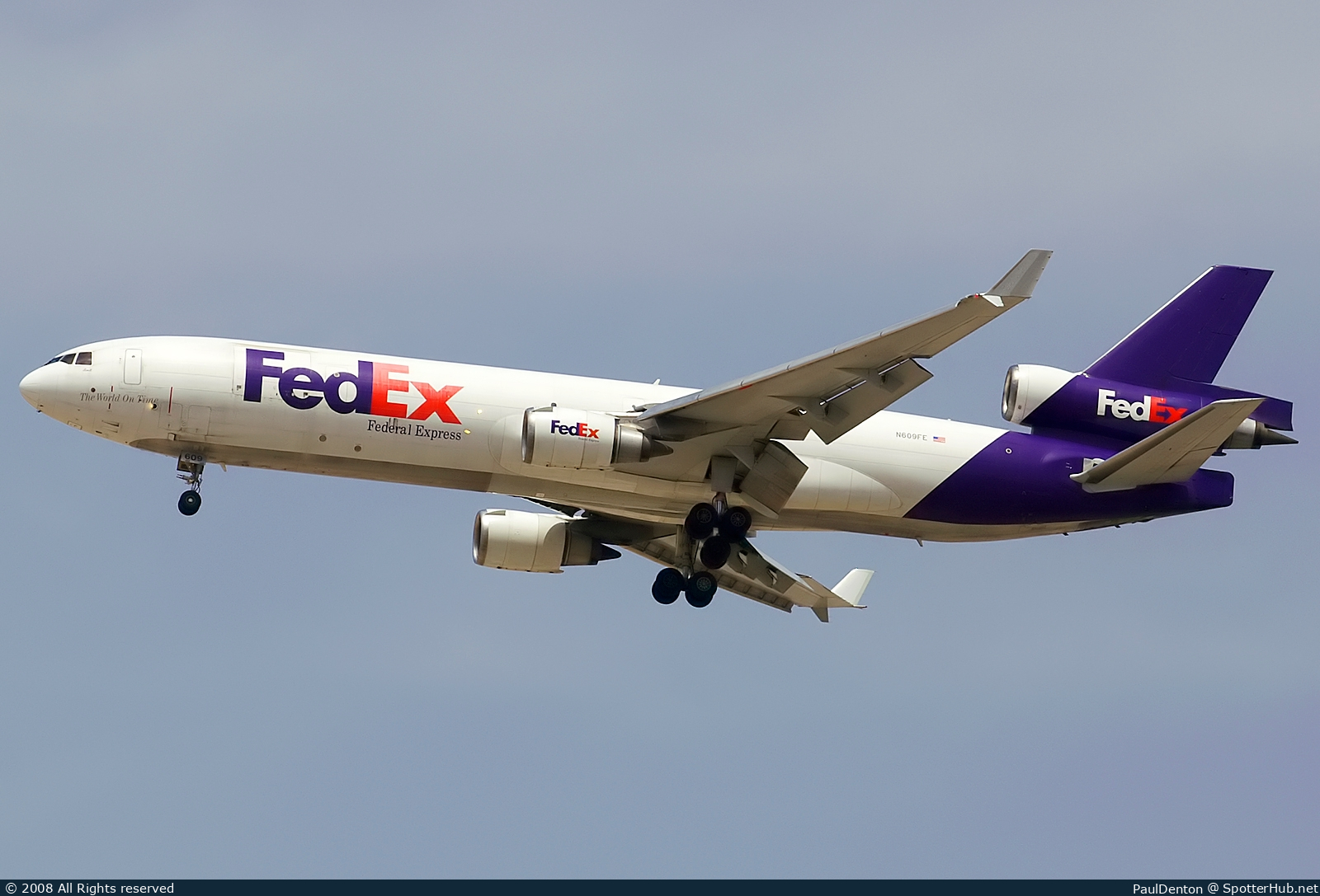 Photo of N609FE - McDonnell Douglas MD-11(F) operated by FedEx