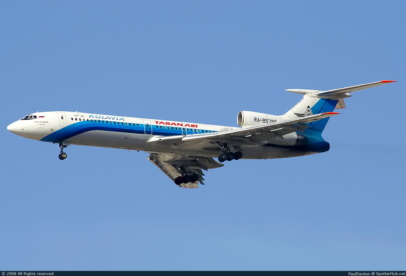 Photo of RA-85786 - Tupolev Tu-154M operated by Kolavia