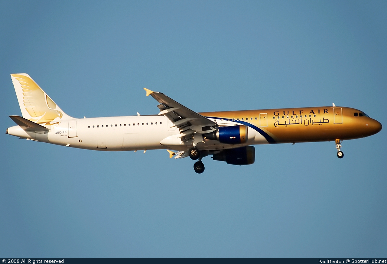 Photo of A9C-ES - Airbus A321-211 operated by Gulf Air