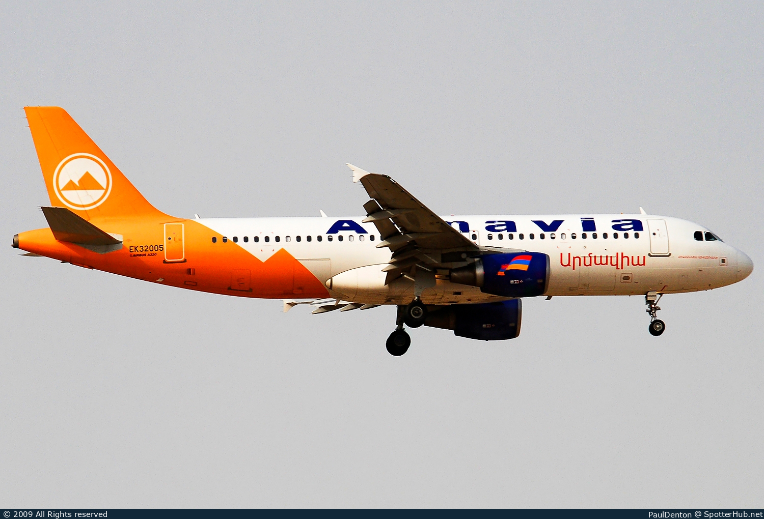 Photo of EK32005 - Airbus A320-214 operated by Armavia