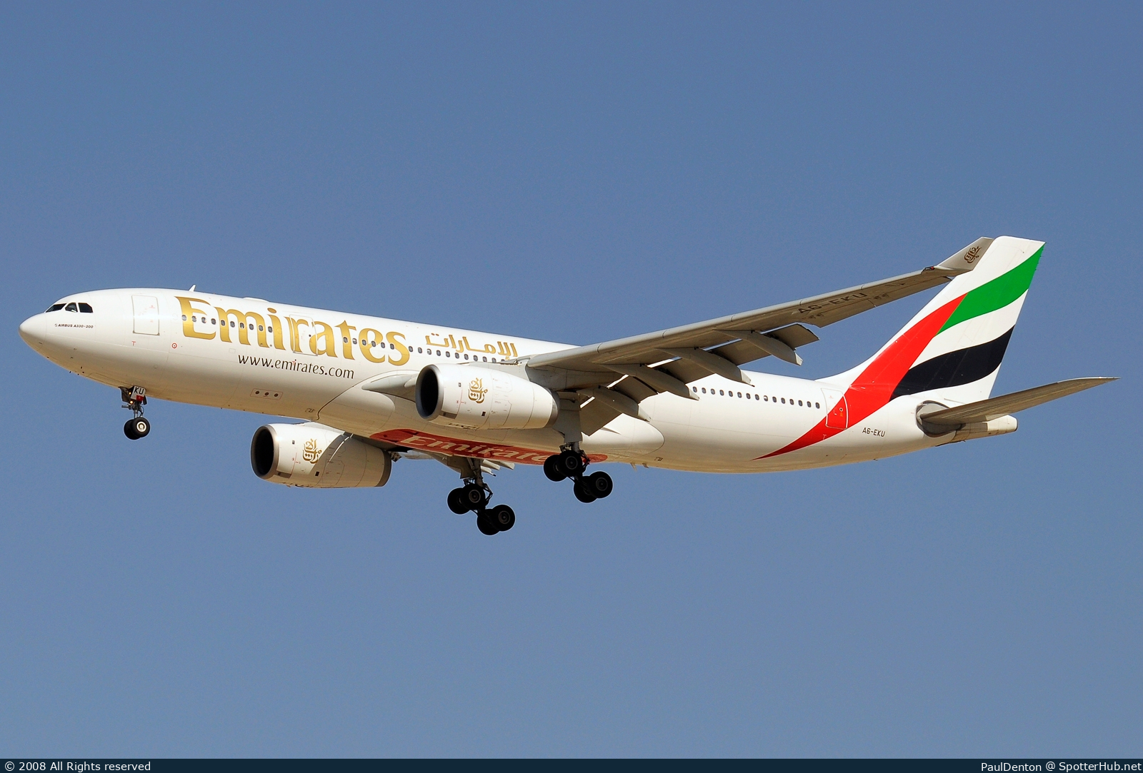 Photo of A6-EKU - Airbus A330-243 operated by Emirates