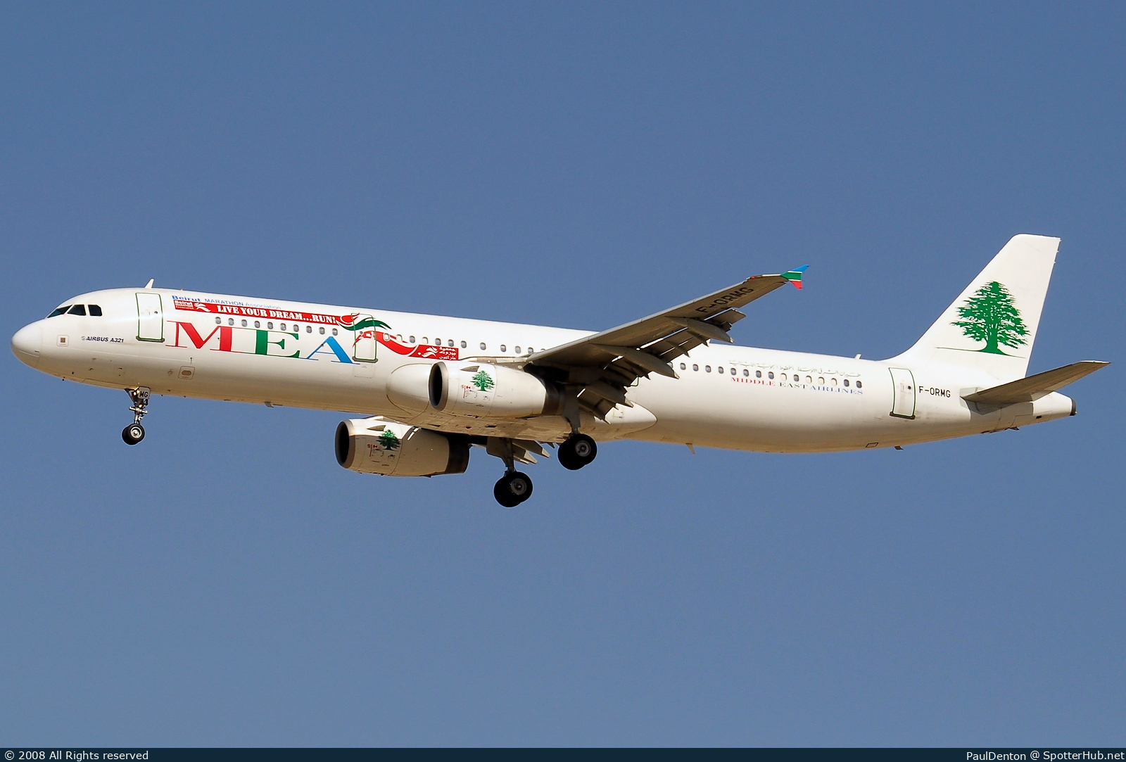 Photo of F-ORMG - Airbus A321-231 operated by MEA Middle East Airlines