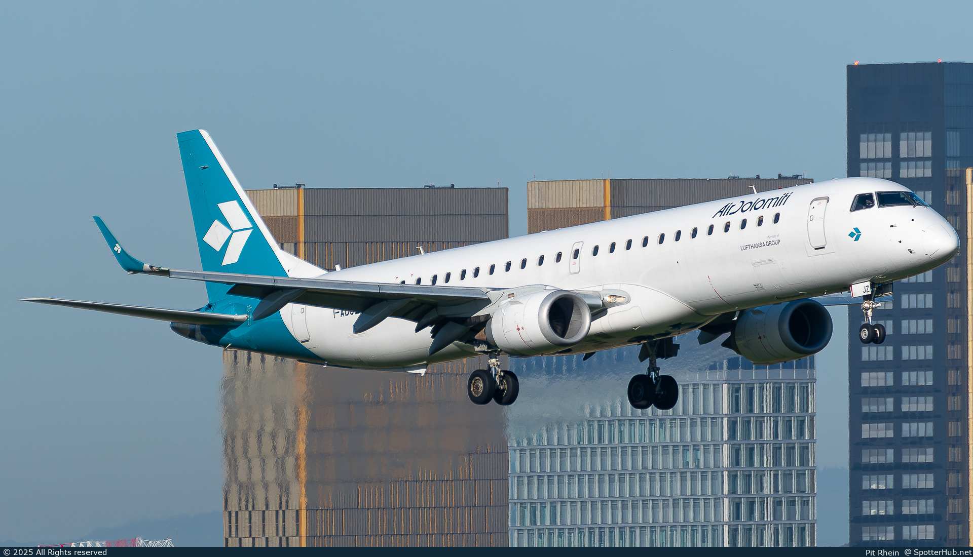 Photo of I-ADJZ - Embraer ERJ-195LR operated by Air Dolomiti