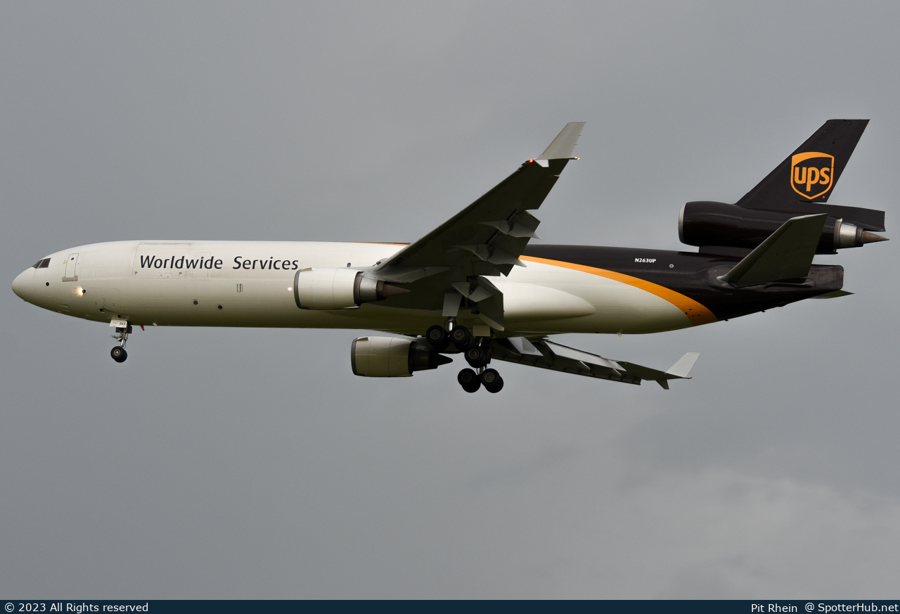 Photo of N263UP - McDonnell Douglas MD-11(F) operated by UPS United Parcel Service
