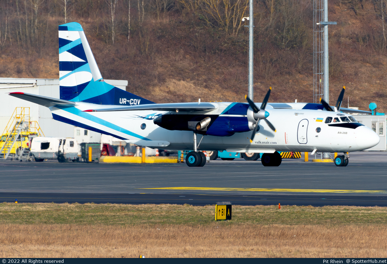 Photo of UR-CQV - Antonov An-26B operated by Vulkan Air