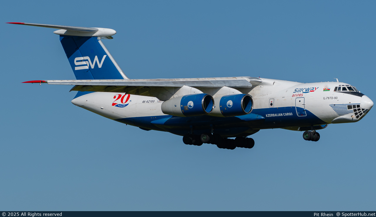 Photo of 4K-AZ100 - Ilyushin Il-76TD-90VD operated by Silk Way Airlines