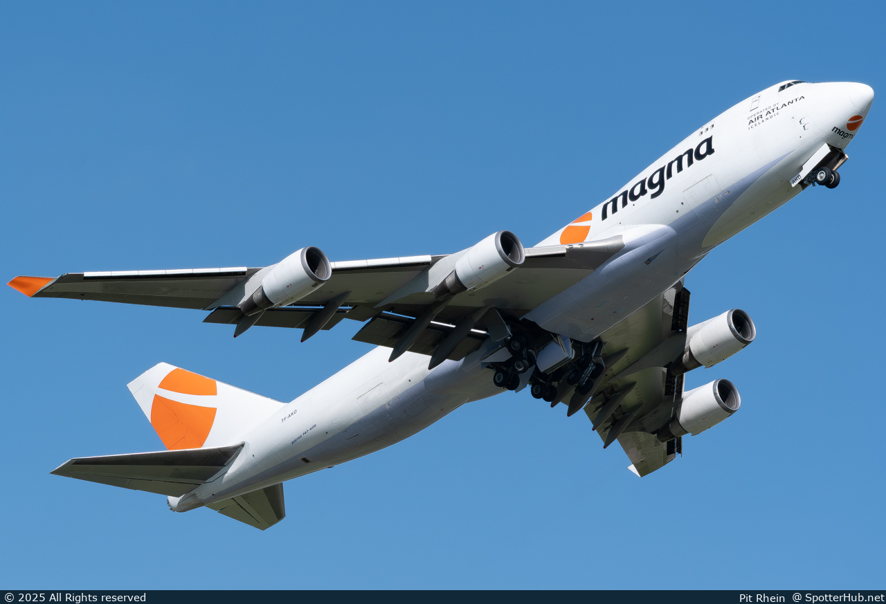 Photo of TF-AKD - Boeing 747-409F operated by Magma Aviation (opb Air Atlanta Icelandic)