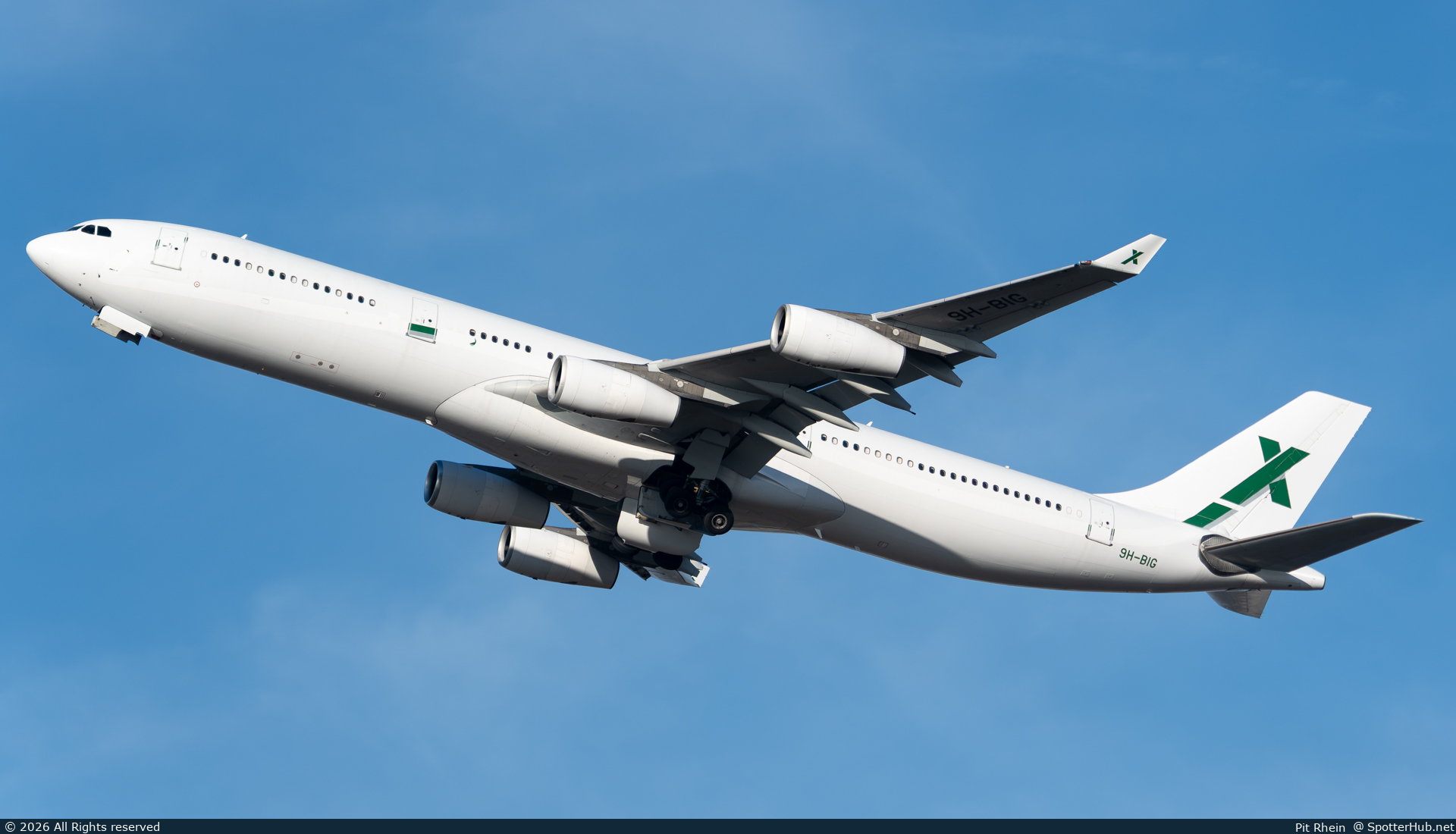 Photo of 9H-BIG - Airbus A340-312 operated by AirX Charter