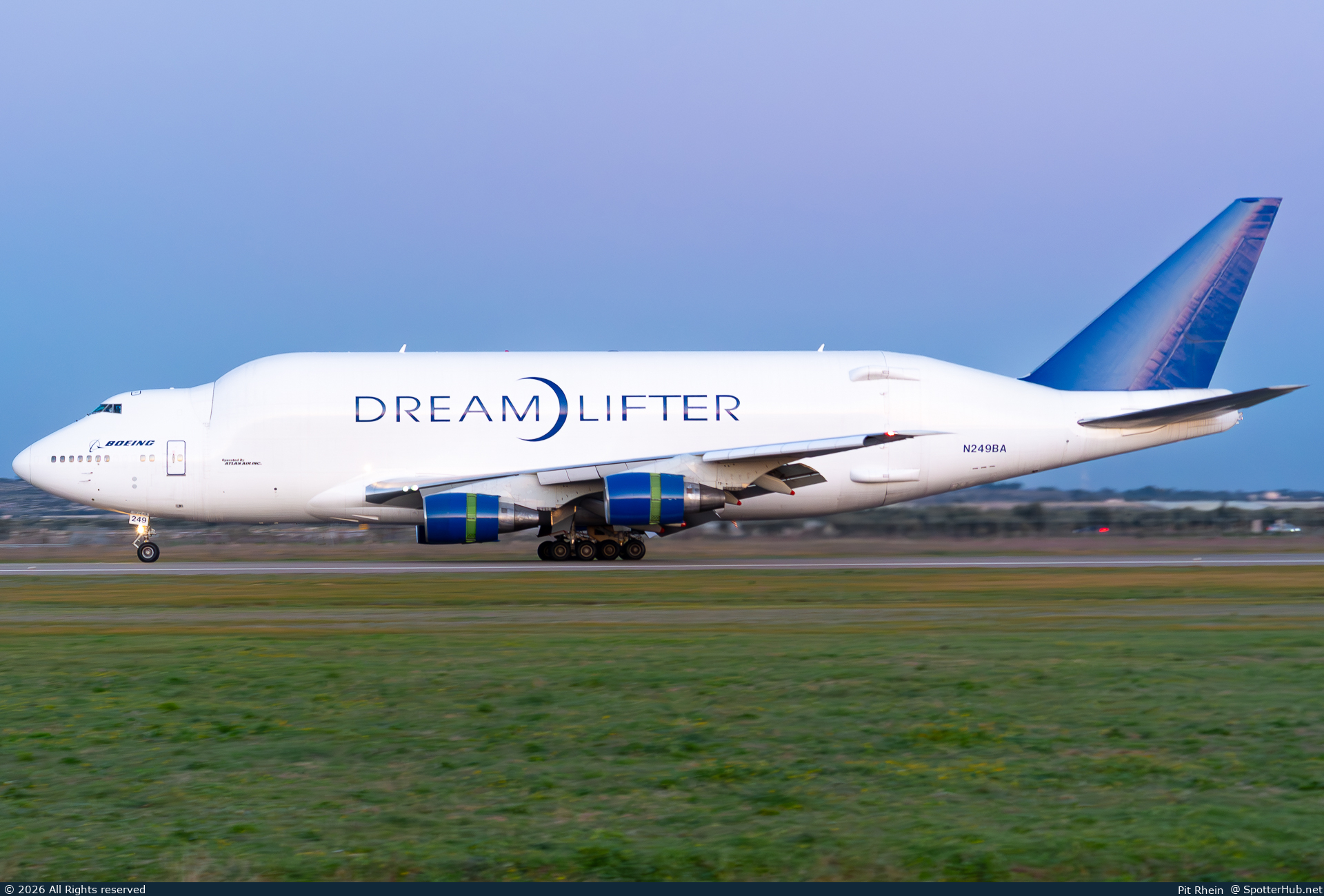Photo of N249BA - Boeing 747-409(LCF) Dreamlifter operated by Boeing Company (opb Atlas Air)