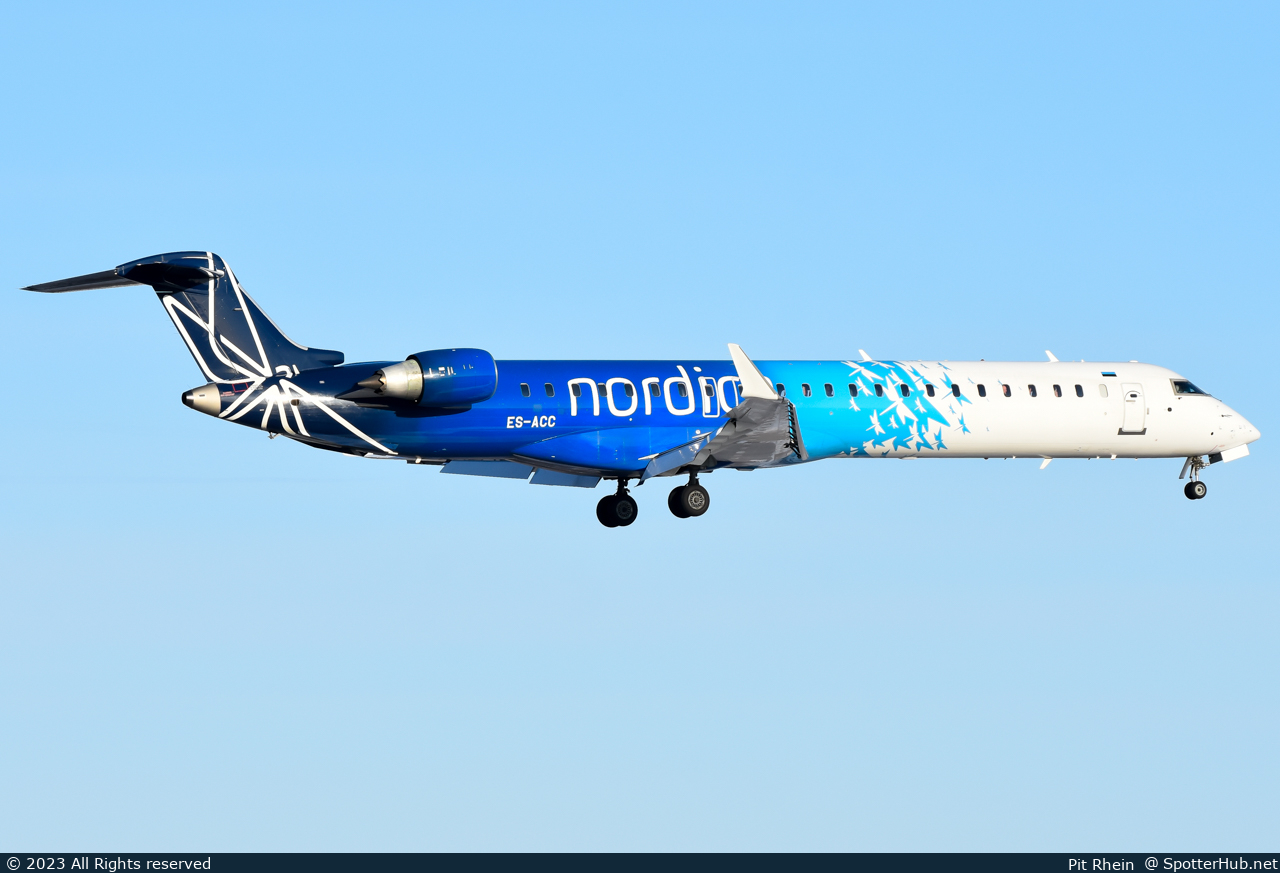 Photo of ES-ACC - Bombardier CRJ-900ER operated by Nordica (opb Xfly)