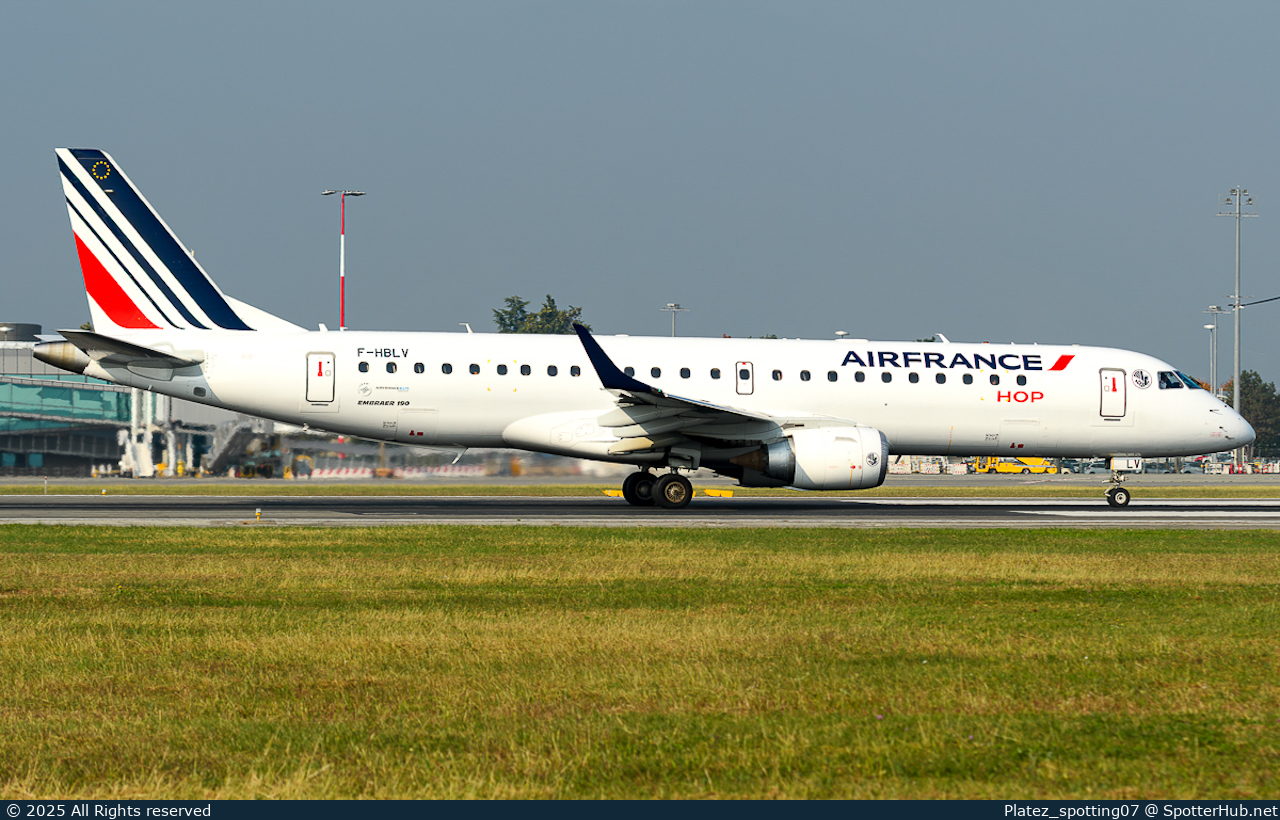 Photo of F-HBLY - Embraer ERJ-190STD operated by Air France HOP