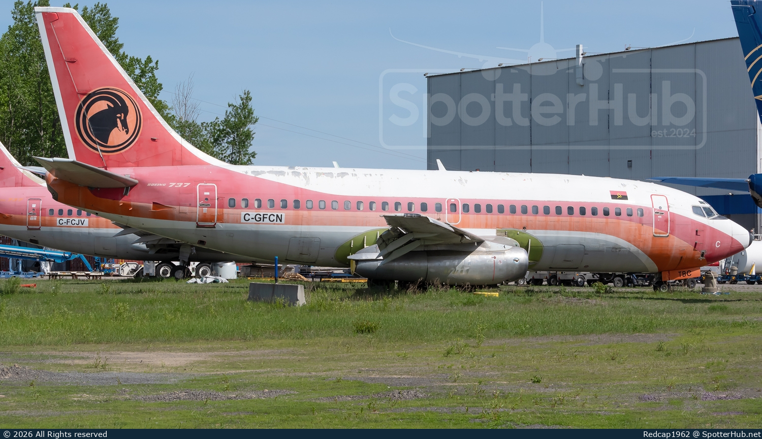 Photo of C-GFCN - Boeing 737-2M2C(Adv) operated by Nolinor Aviation