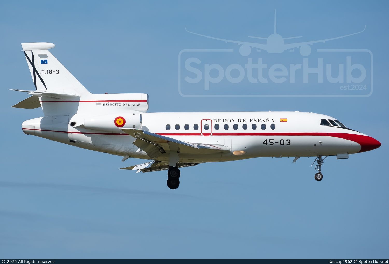 Photo of T.18-3 - Dassault Falcon 900B operated by Spanish Air Force