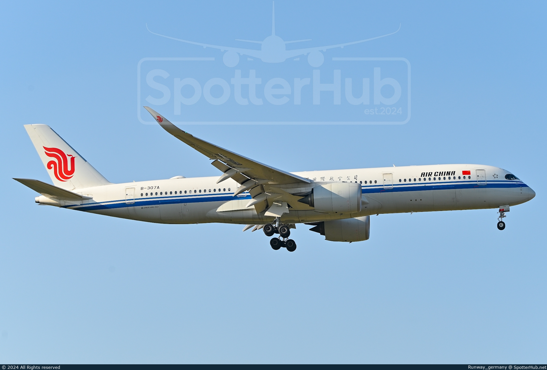 Photo of B-307A - Airbus A350-941 operated by Air China