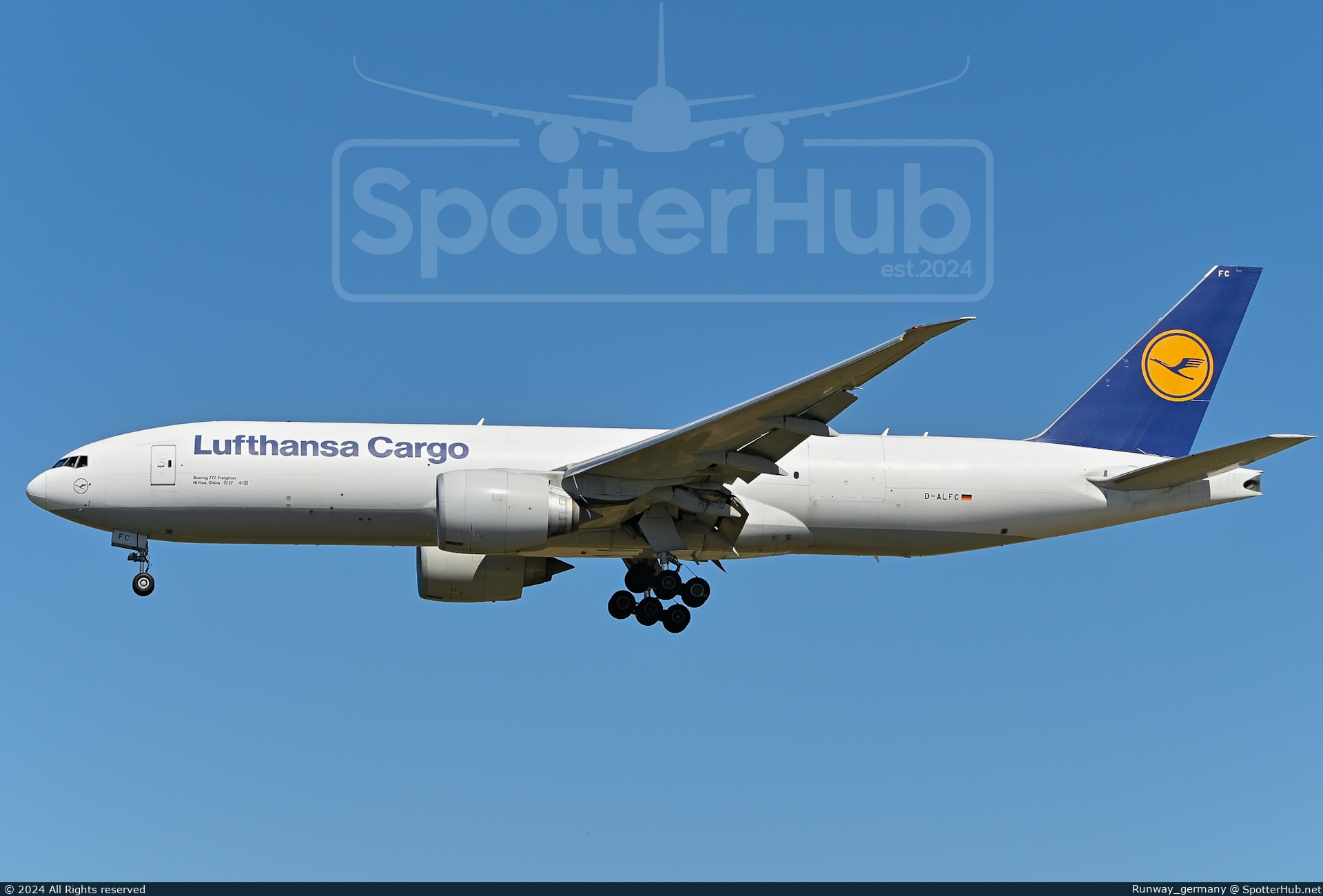 Photo of D-ALFA - Boeing 777-FBT operated by Lufthansa Cargo