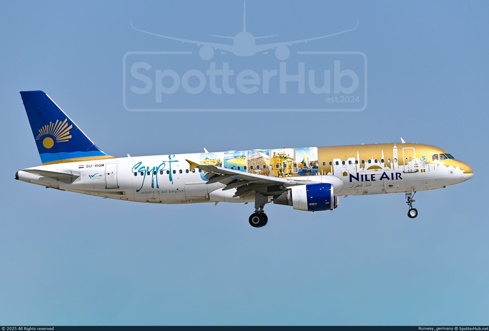 Photo of SU-BQM - Airbus A320-214 operated by Nile Air