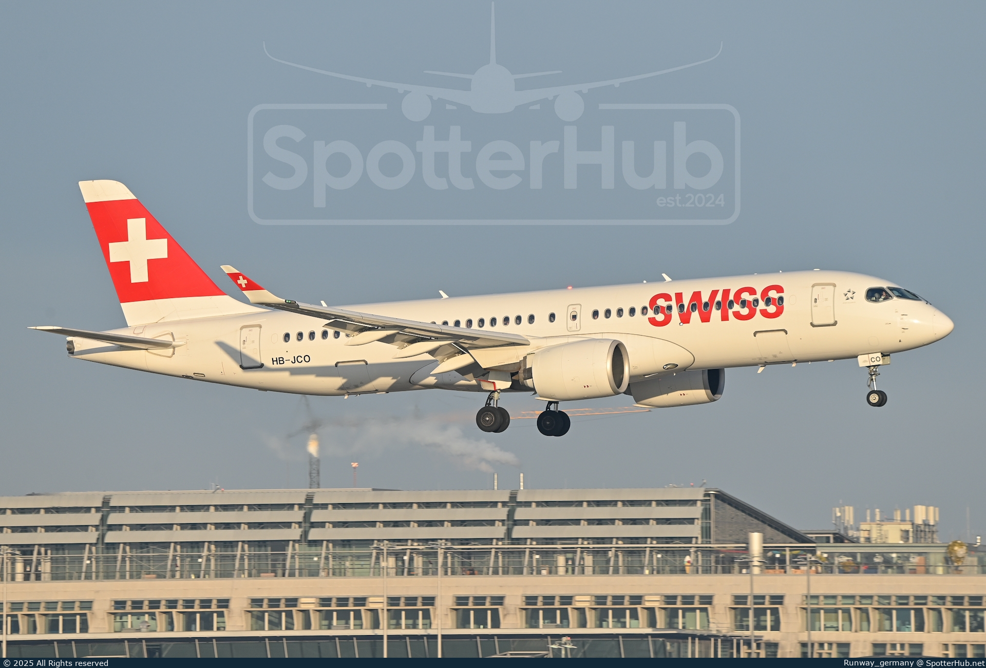 Photo of HB-JCO - Airbus A220-300 operated by Swiss International Air Lines