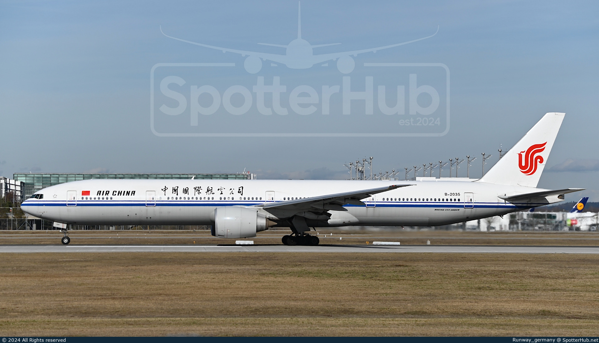 Photo of B-2035 - Boeing 777-39L(ER) operated by Air China