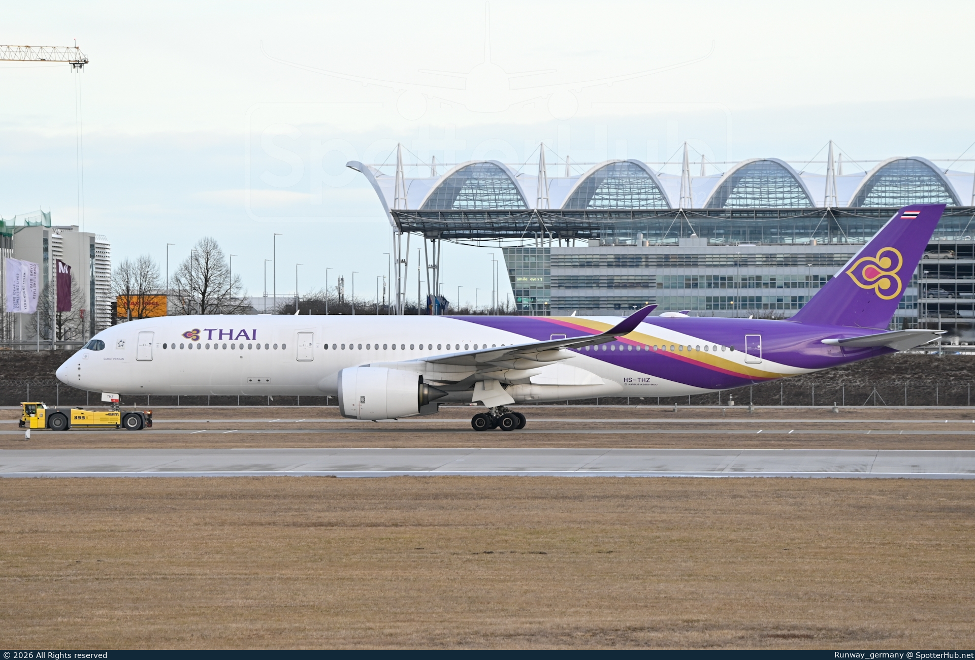 Photo of HS-THZ - Airbus A350-941 operated by Thai Airways International