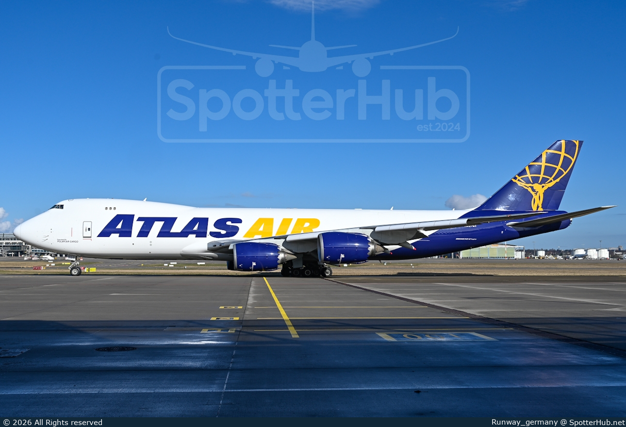 Photo of N857GT - Boeing 747-87UF operated by Atlas Air (opb Polar Air Cargo)