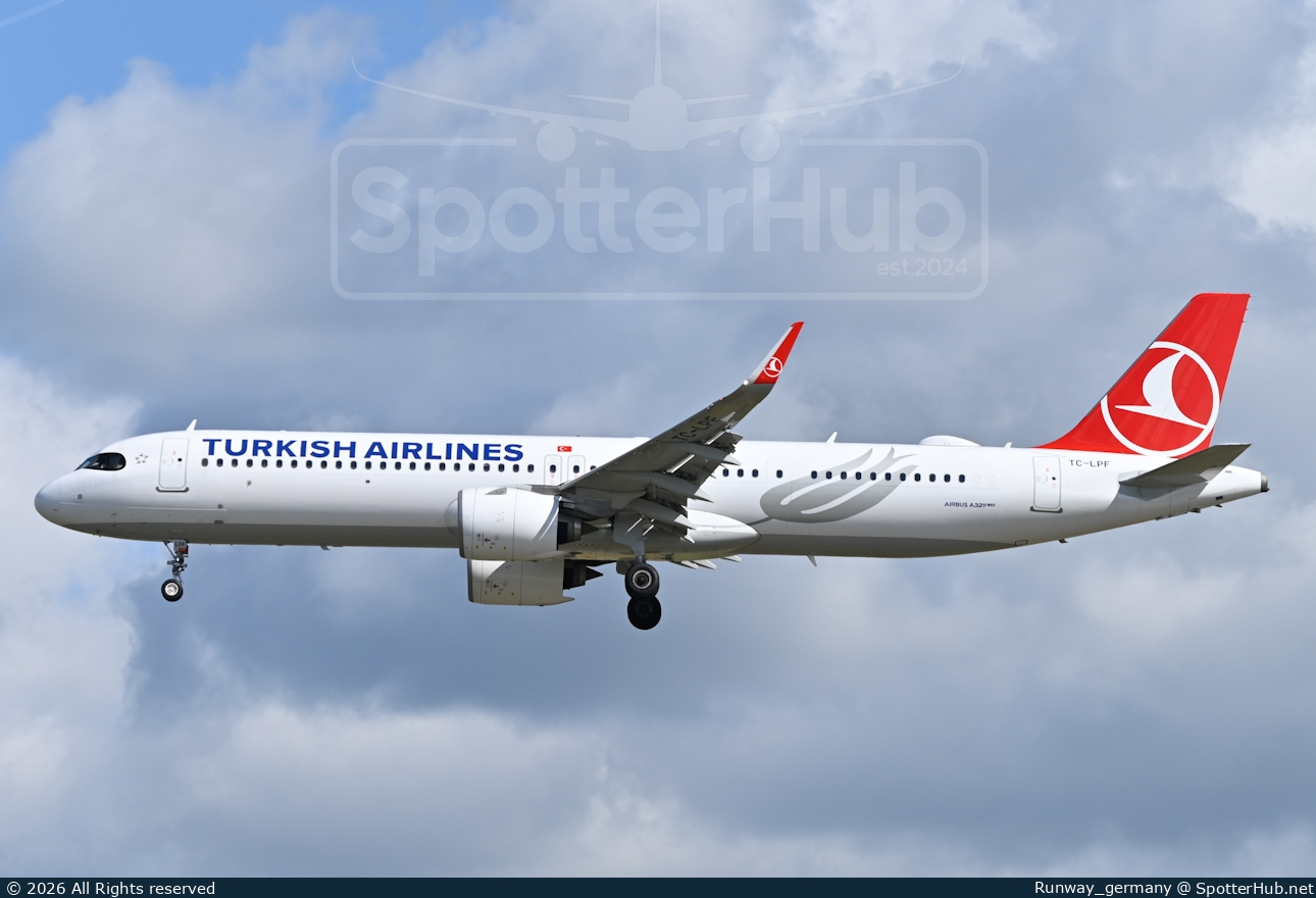 Photo of TC-LPF - Airbus A321-271NX operated by Turkish Airlines