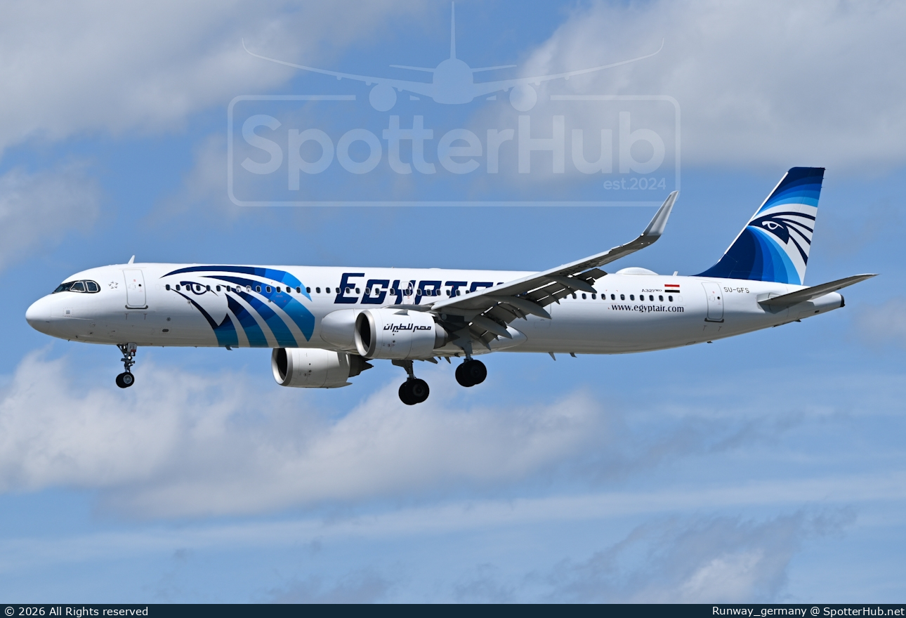 Photo of SU-GFS - Airbus A321-251NX operated by Egyptair