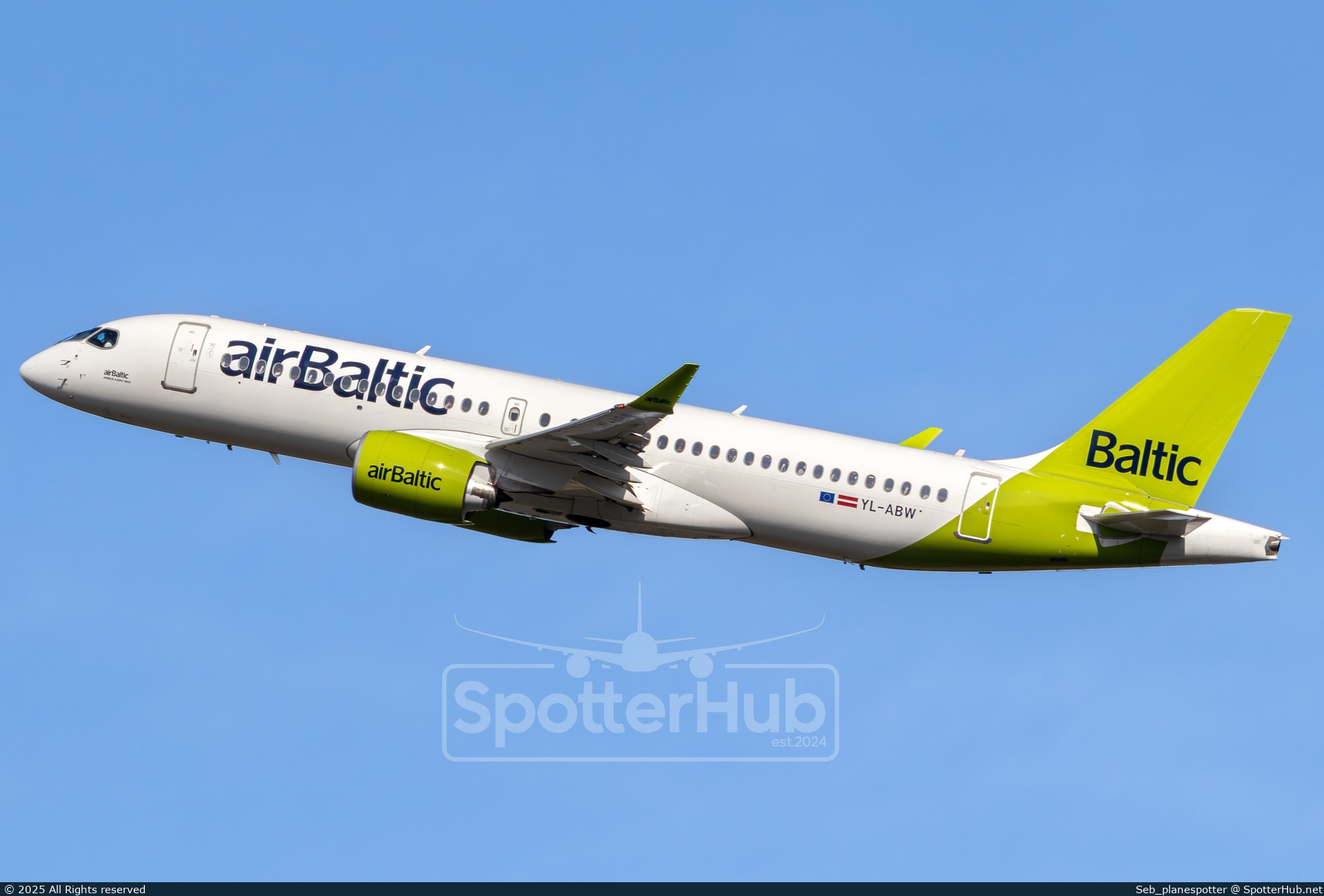 Photo of YL-ABW - Airbus A220-300 operated by airBaltic