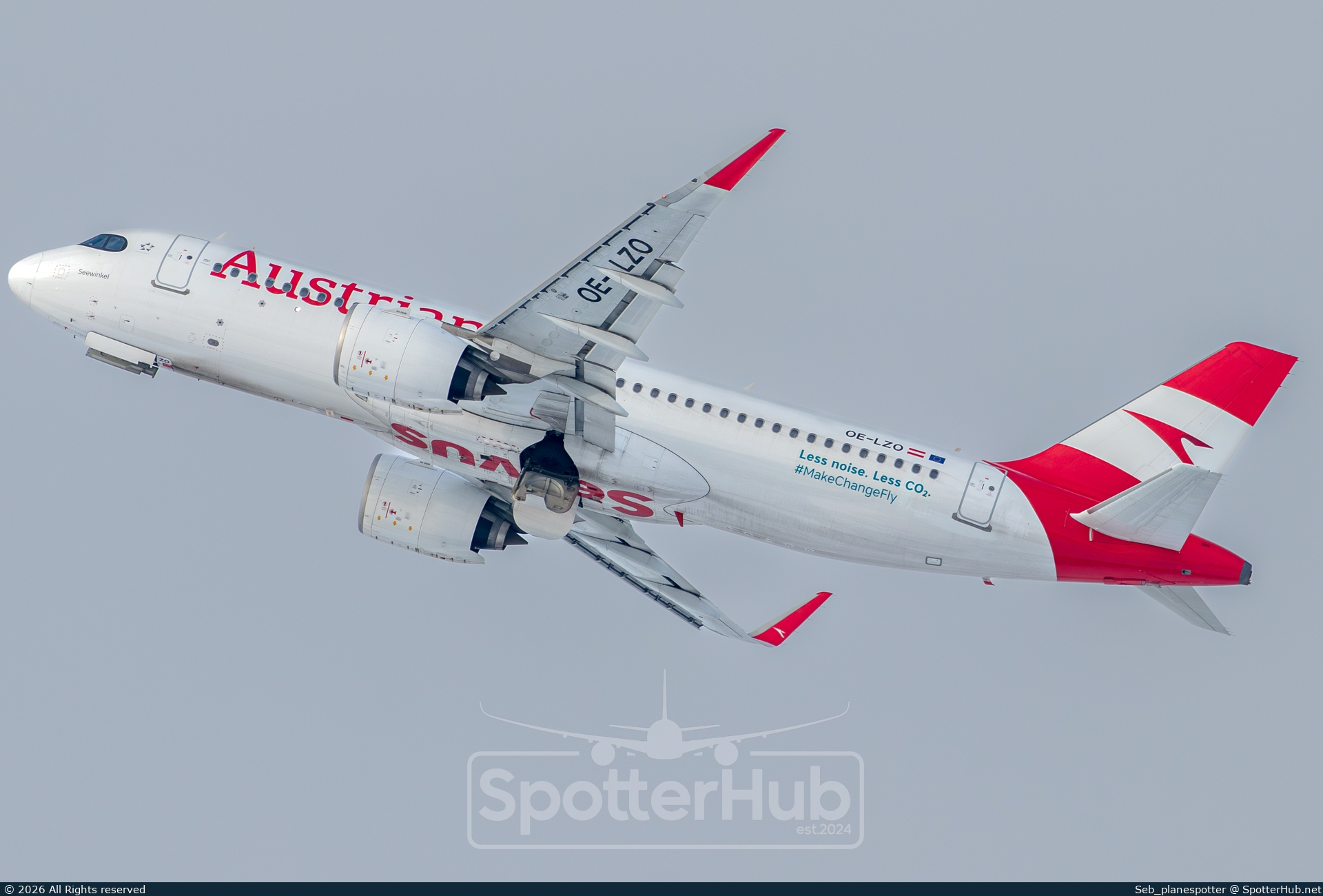 Photo of OE-LZO - Airbus A320-271N operated by Austrian Airlines