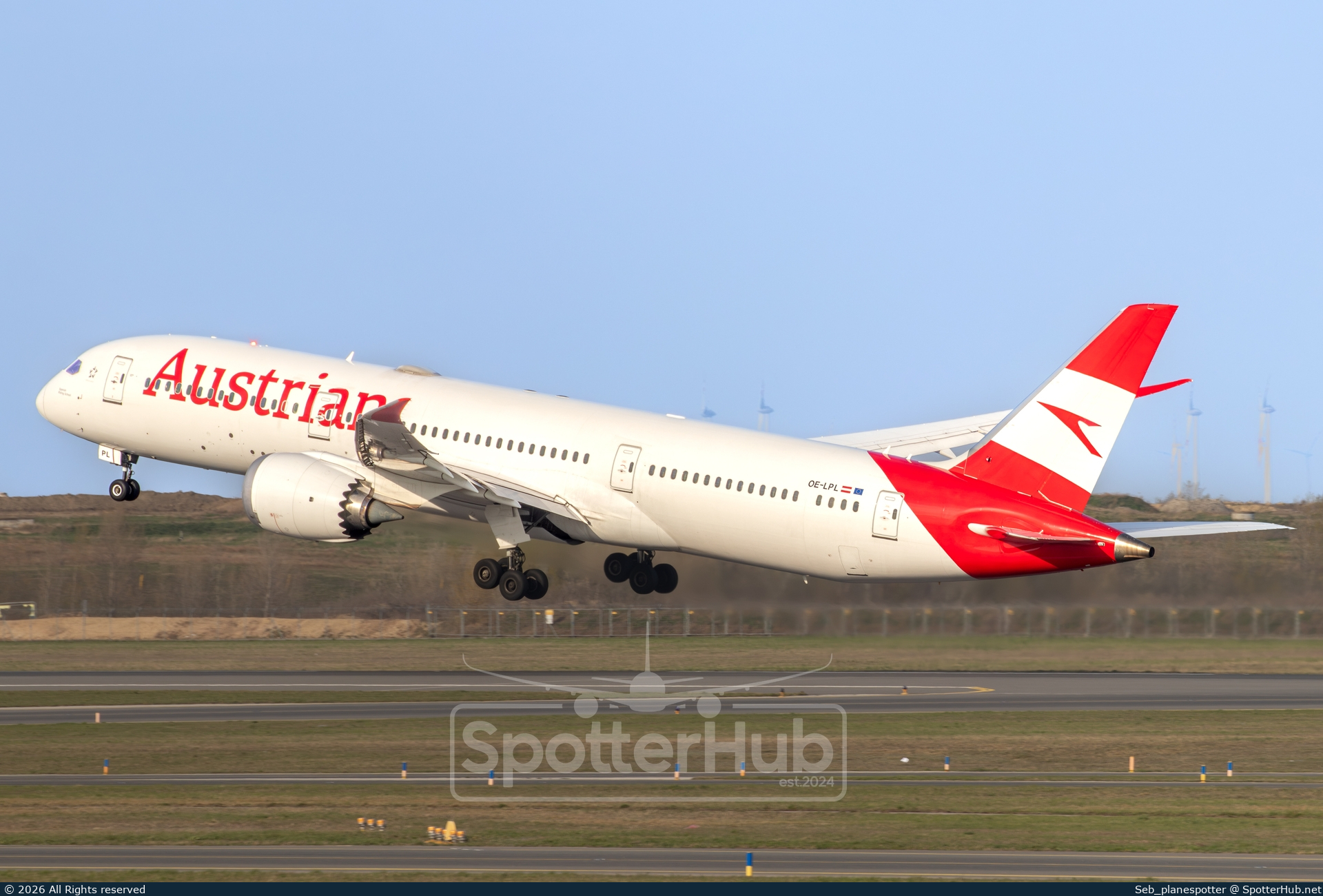 Photo of OE-LPL - Boeing 787-9 Dreamliner operated by Austrian Airlines