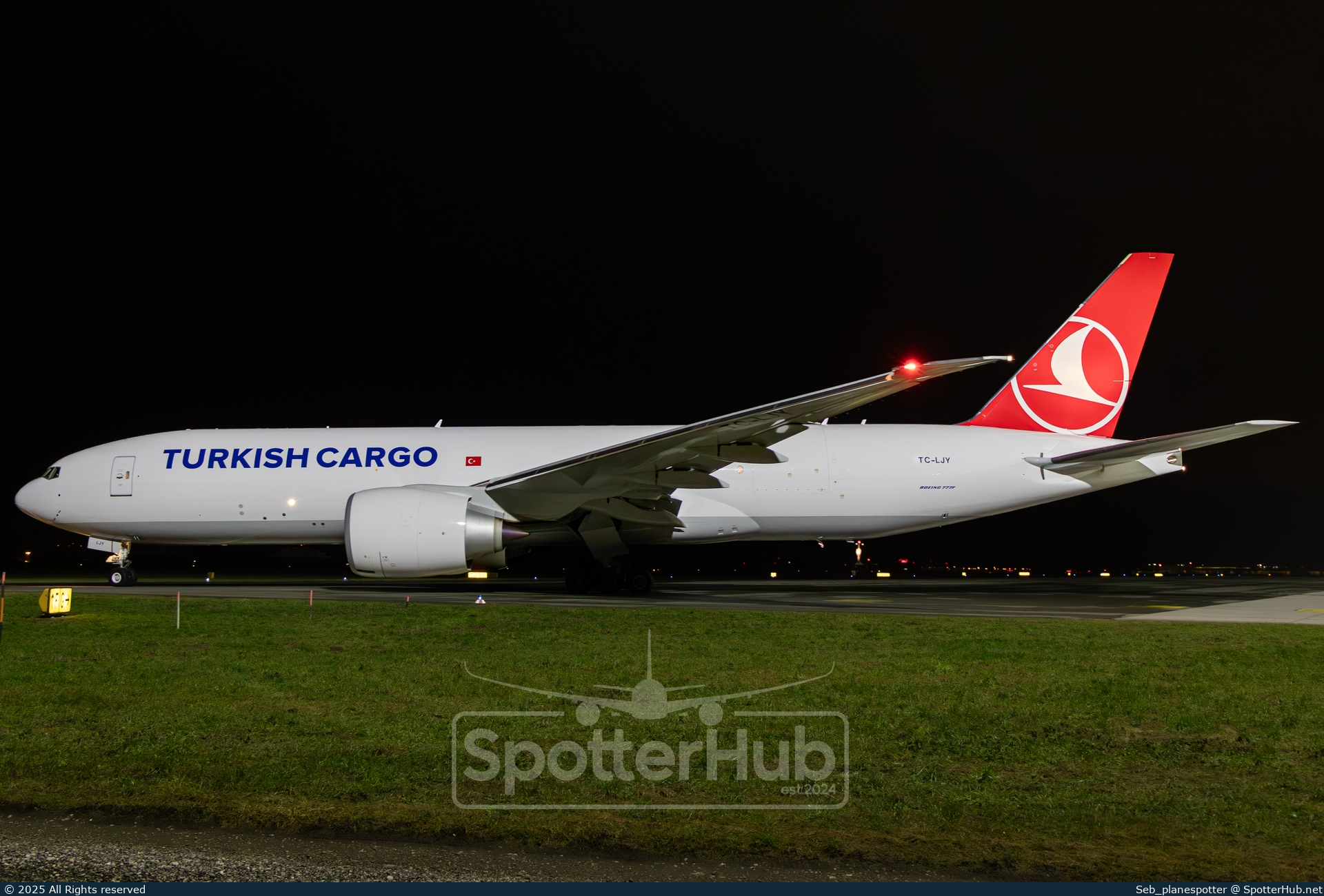 Photo of TC-LJY - Boeing 777-F operated by Turkish Airlines Cargo