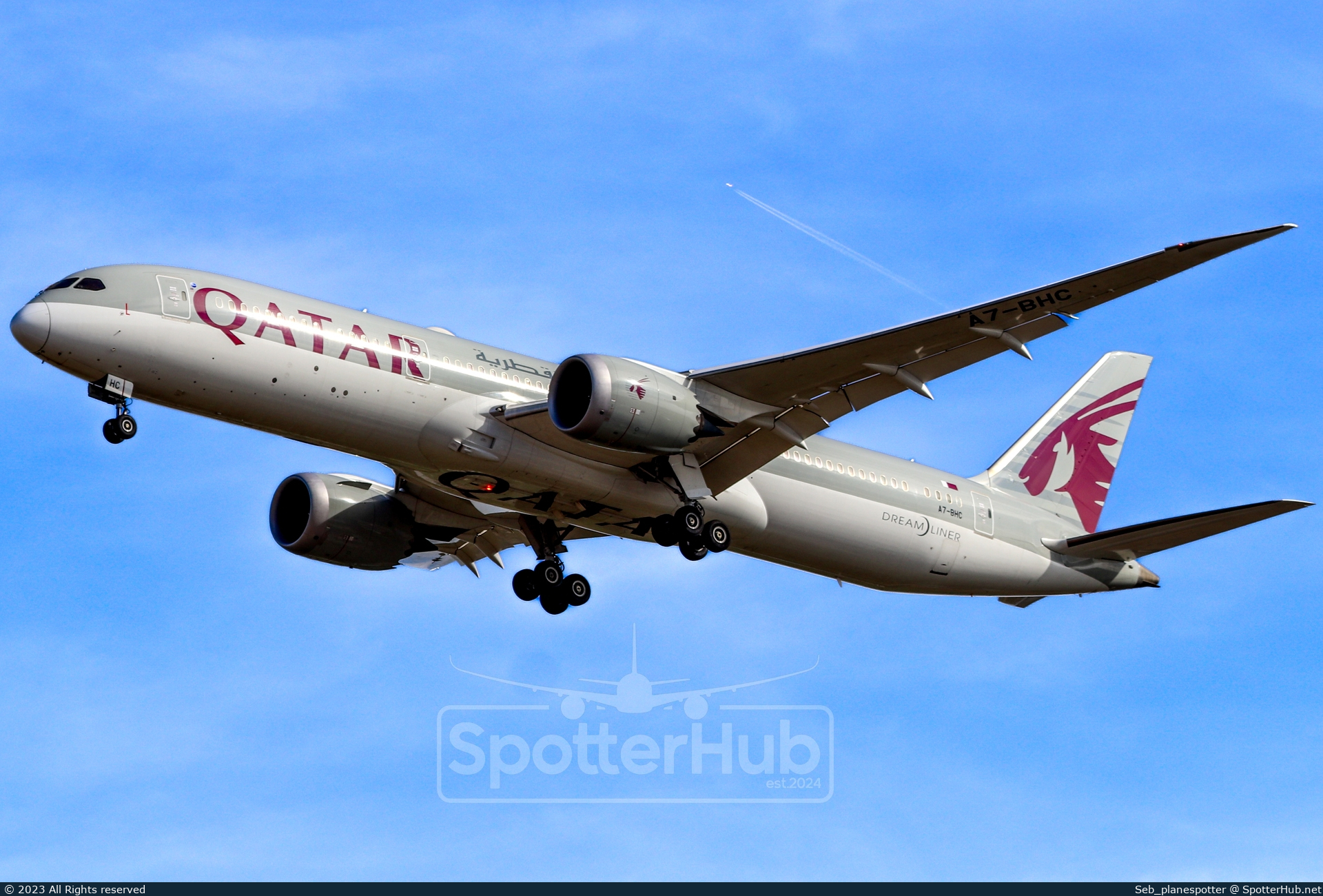 Photo of A7-BHC - Boeing 787-9 Dreamliner operated by Qatar Airways