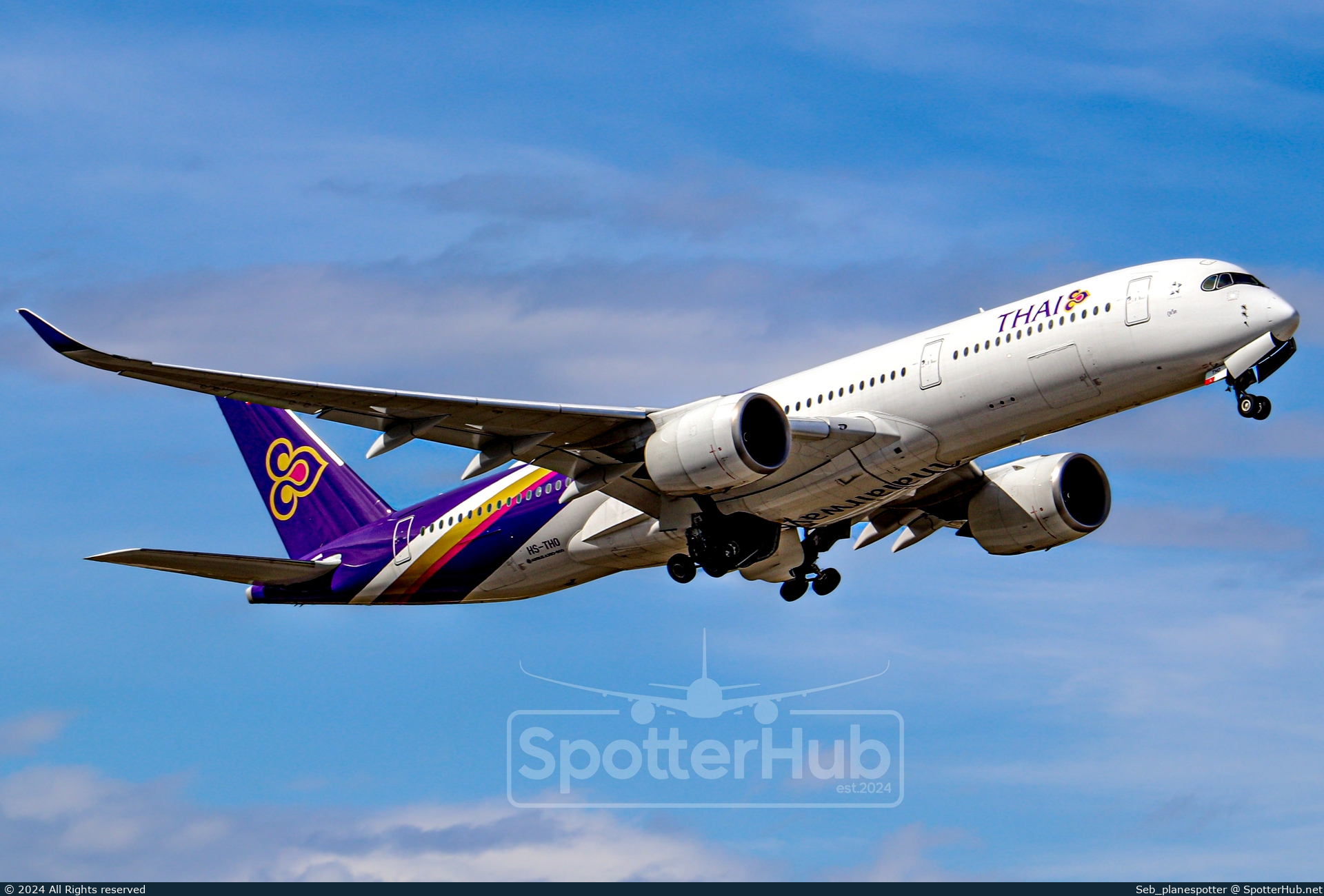 Photo of HS-THO - Airbus A350-941 operated by Thai Airways International