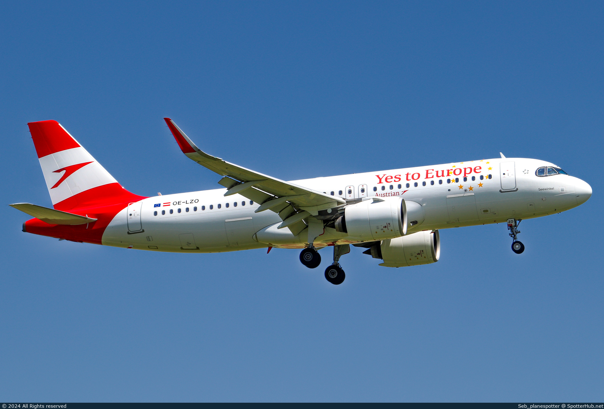 Photo of OE-LZO - Airbus A320-271N operated by Austrian Airlines