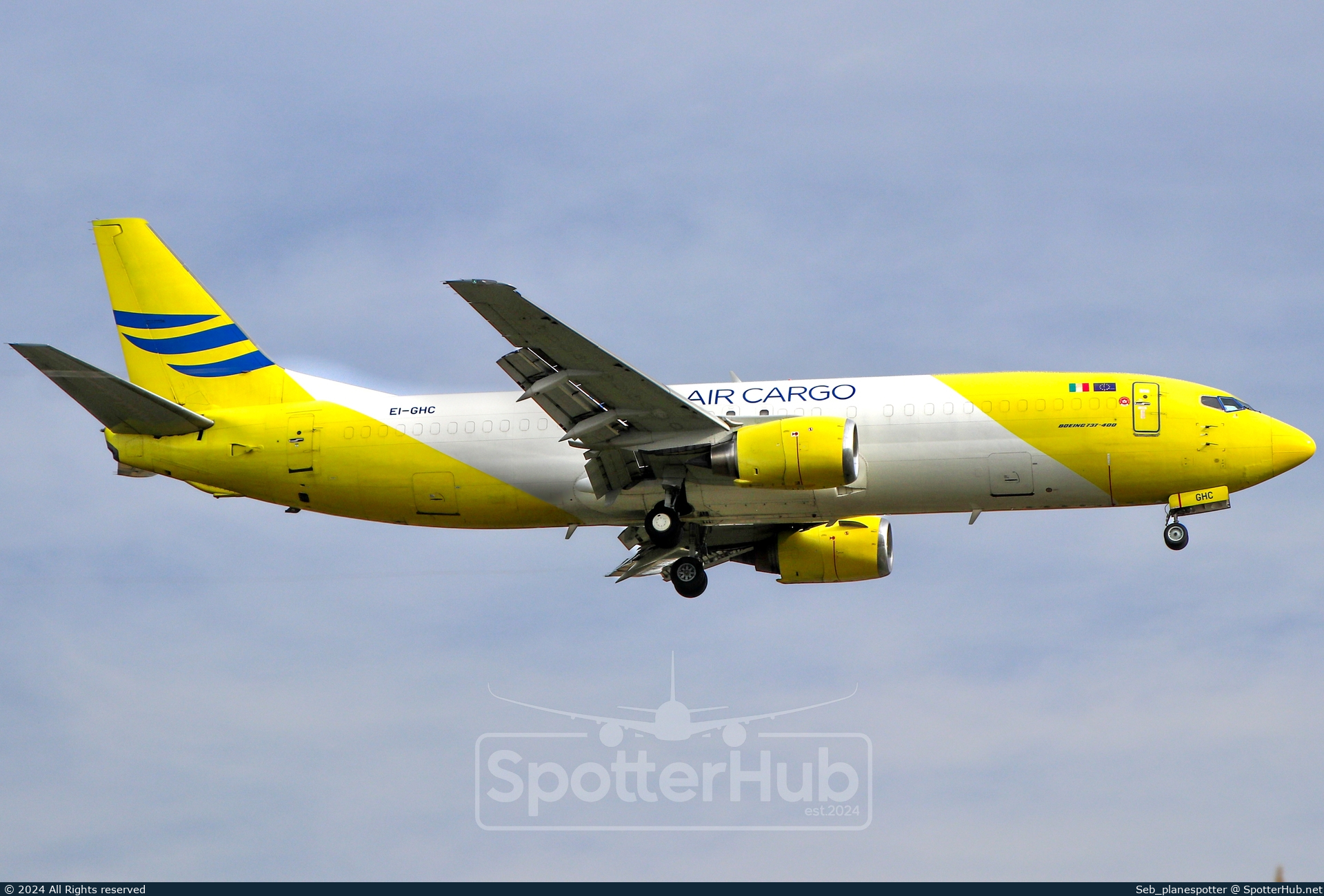 Photo of EI-GHC - Boeing 737-490(SF) operated by Poste Air Cargo