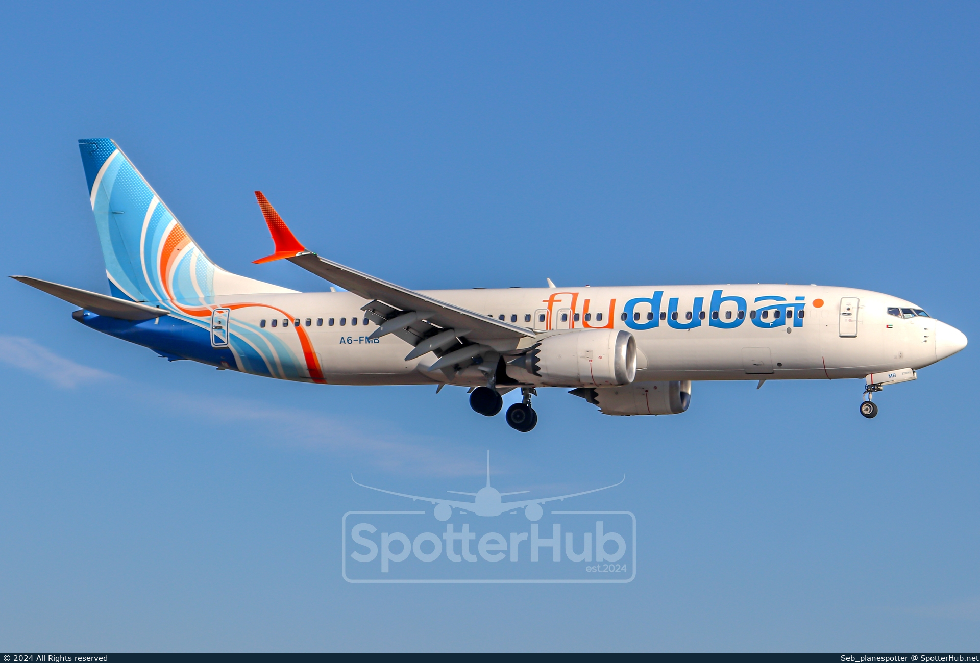 Photo of A6-FMB - Boeing 737 MAX 8 operated by flydubai